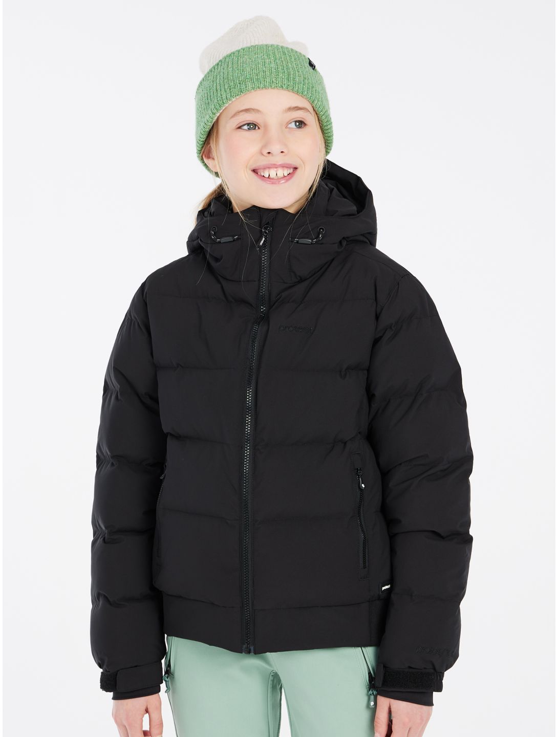 Protest, PRTELINY JR veste de ski enfants True Black noir 