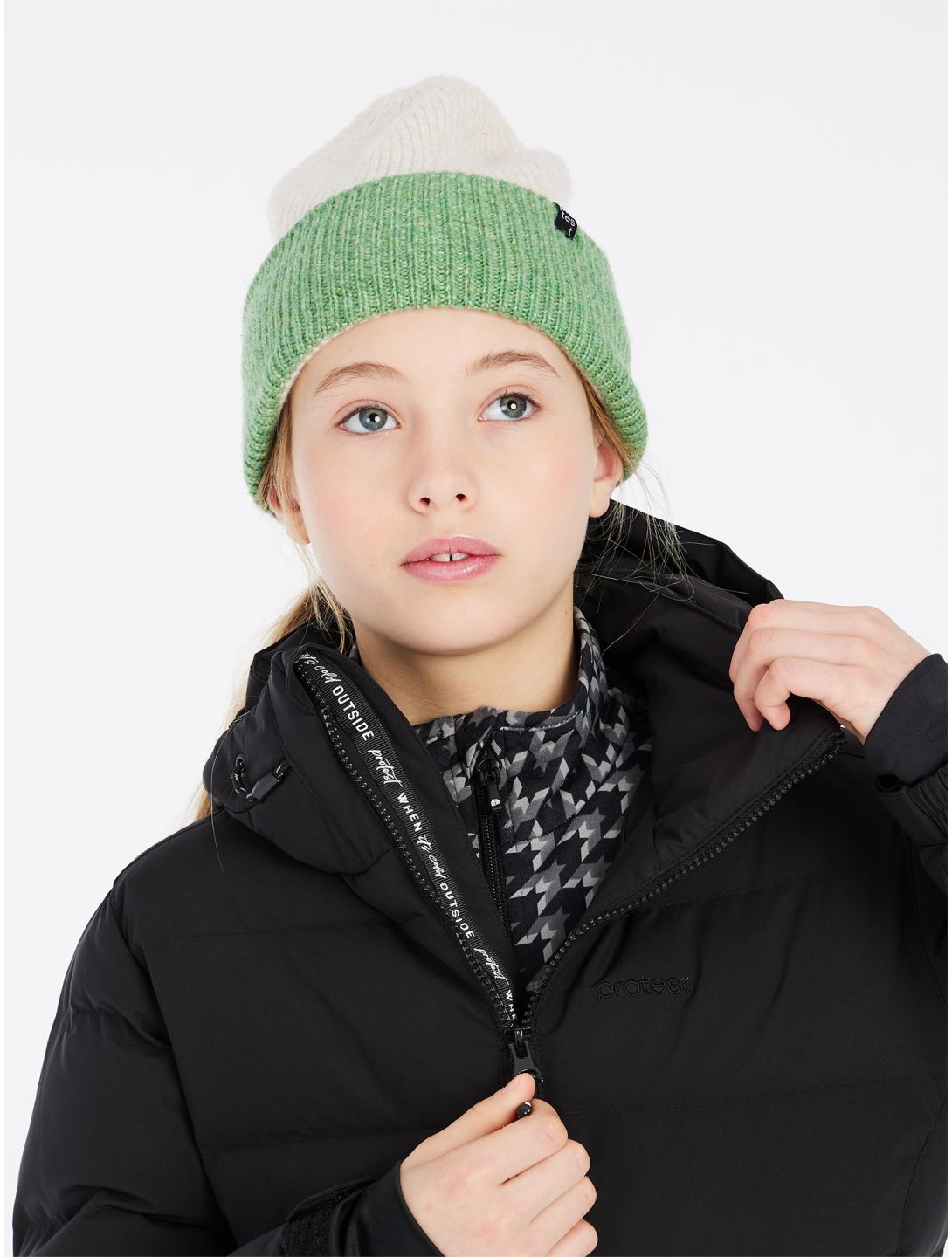 Protest, PRTELINY JR veste de ski enfants True Black noir 