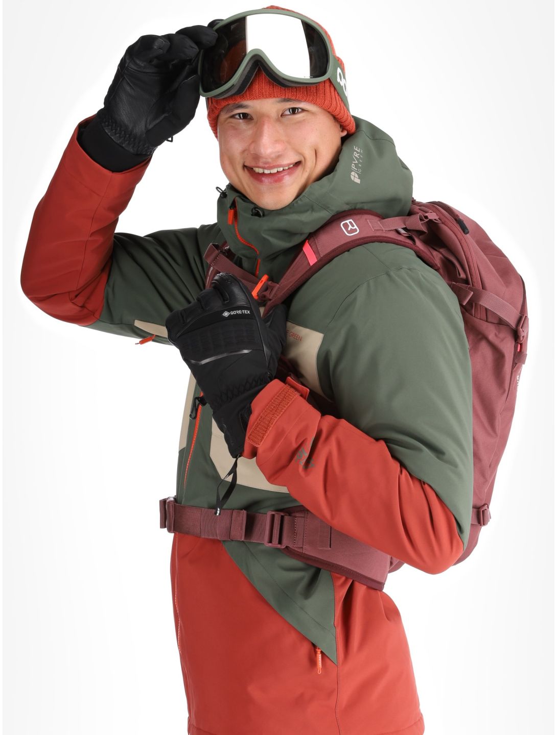 Protest, PRTENSTONE veste de ski hommes Barn Red rouge, vert 