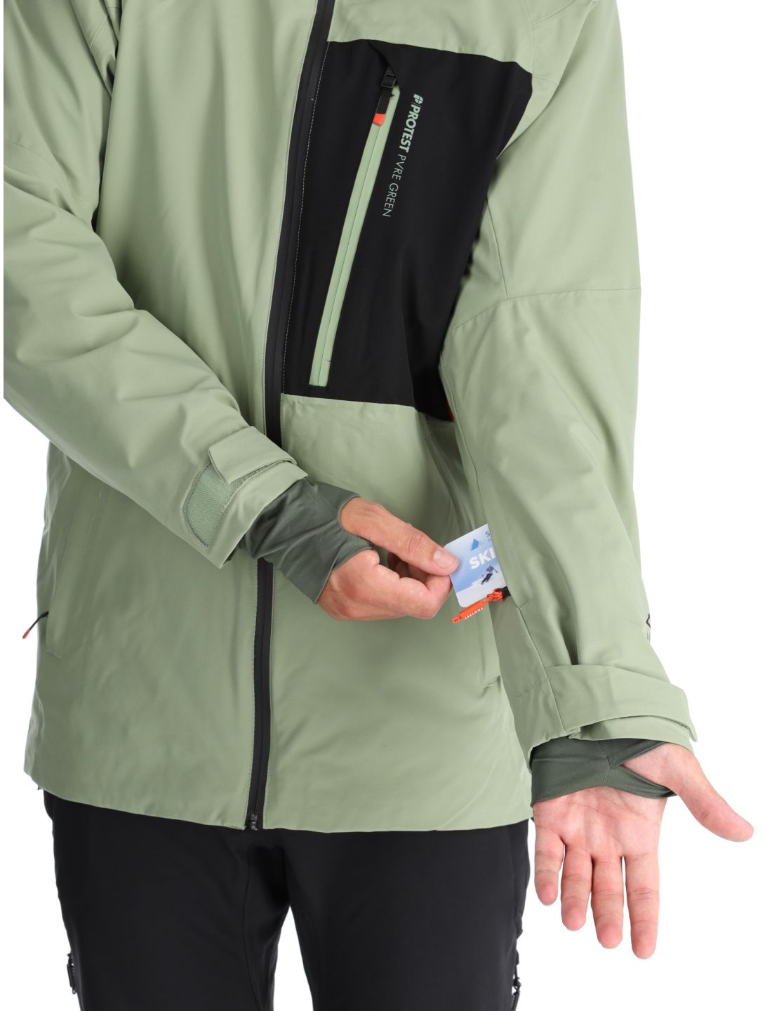 Protest, PRTFOUND veste de ski hommes Marl Green vert 