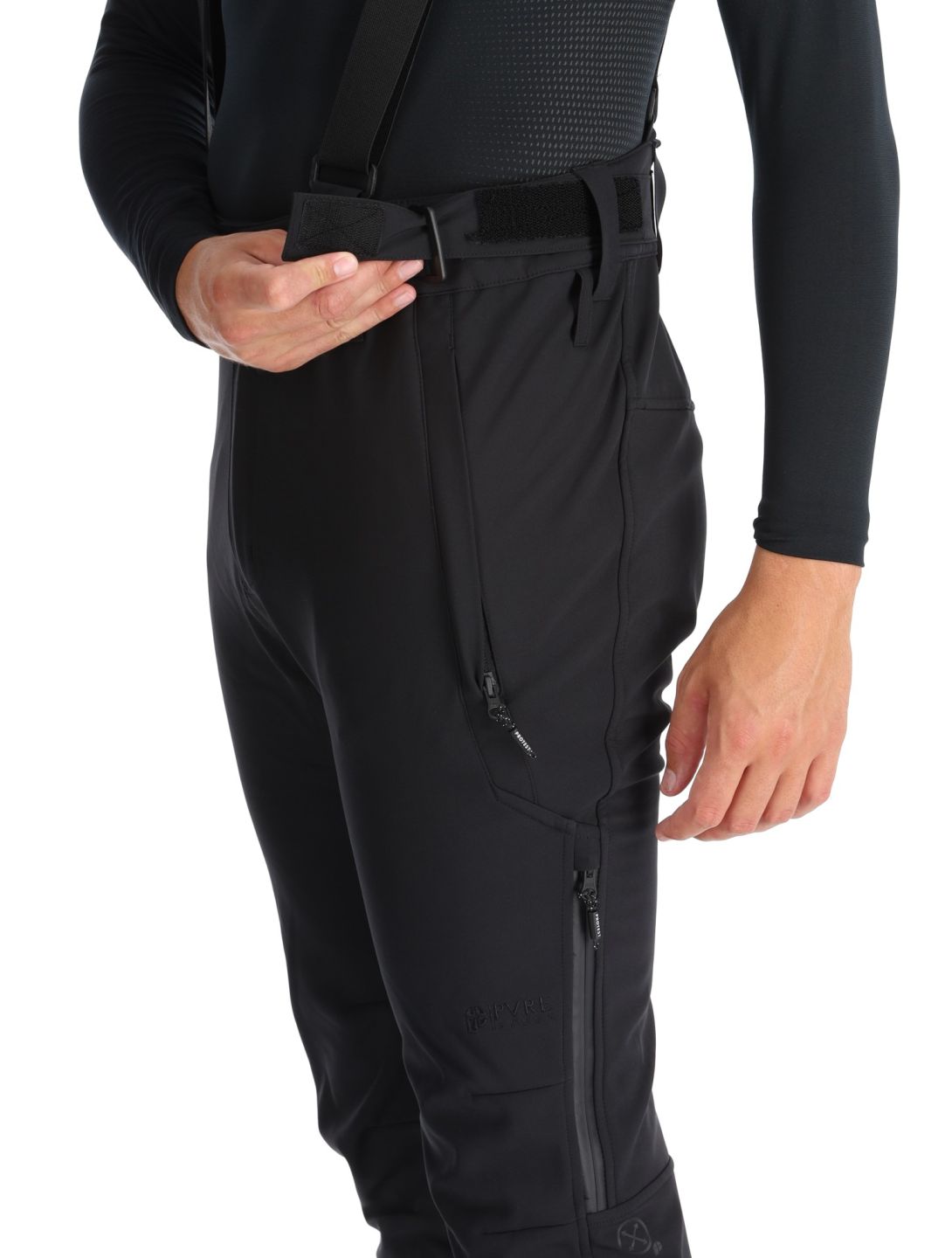 Protest, PRTHOLLOWS pantalon de ski hommes True Black noir 