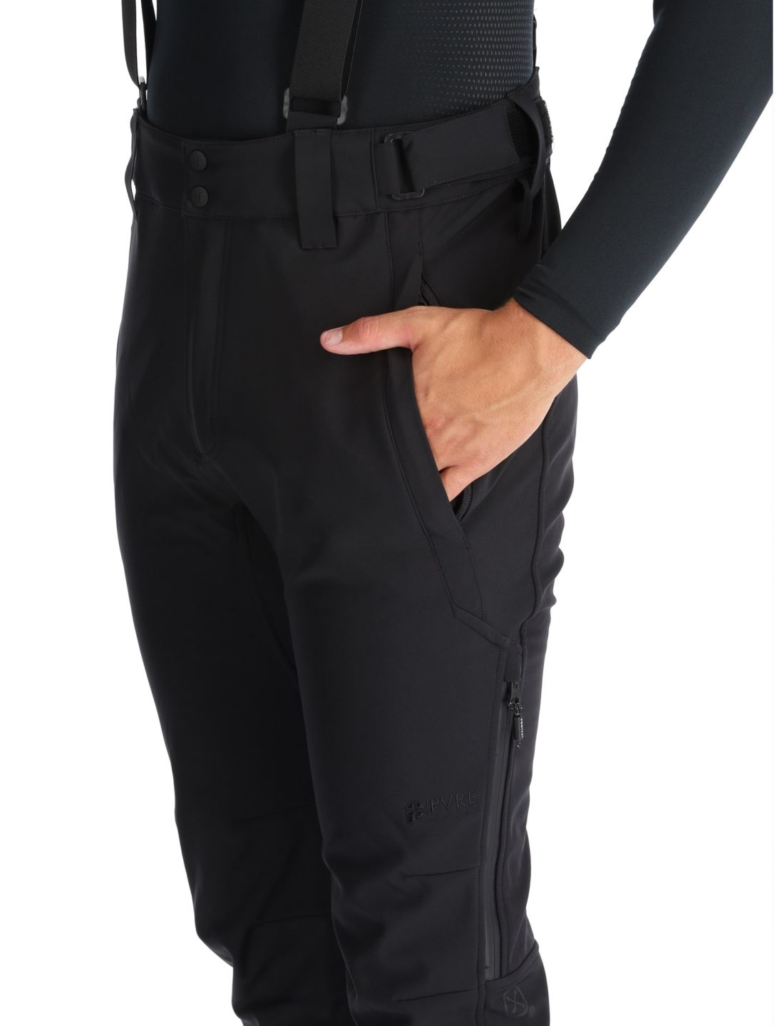 Protest, PRTHOLLOWS pantalon de ski hommes True Black noir 