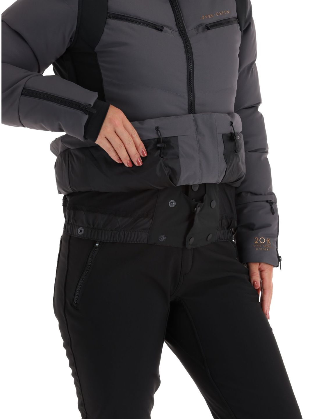 Protest, Prtiku veste de ski femmes Shadow Grey gris 