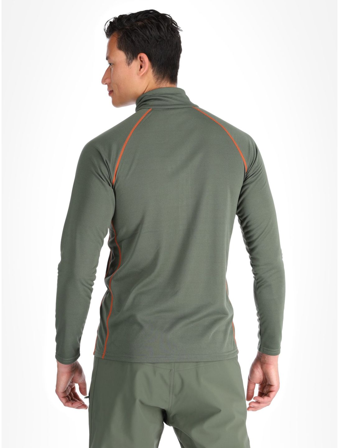 Protest, PRTKODY 1/4 zip pull de ski hommes Thyme vert 