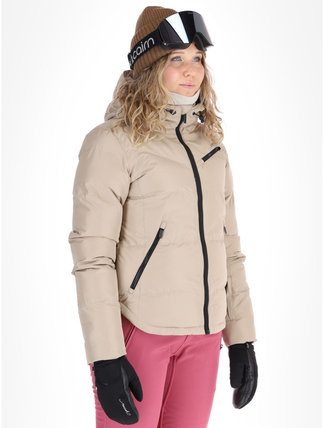 Protest, PRTLUCID veste de ski femmes Bamboo Beige beige 