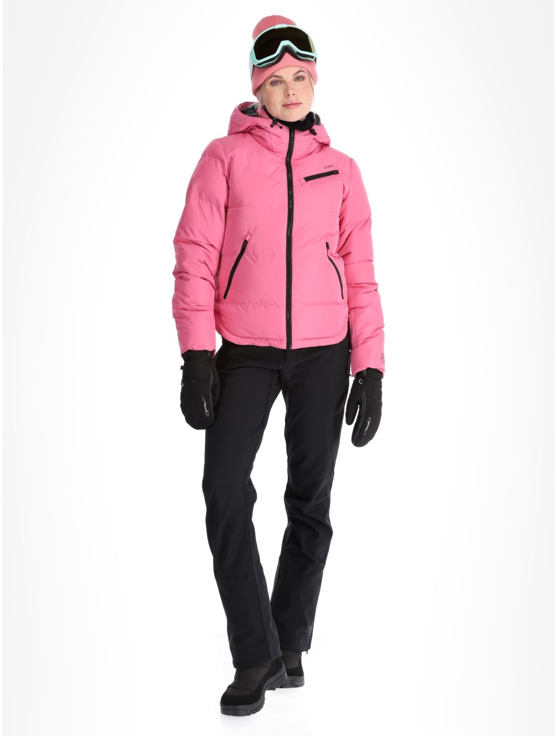 Protest, PRTLUCID veste de ski femmes Foxy Pink rose 