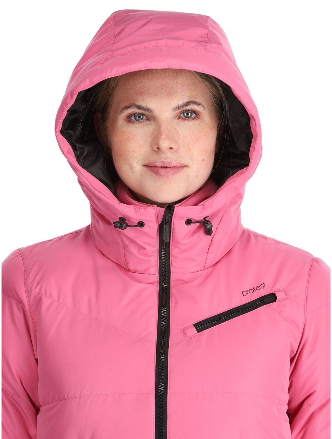 Protest, PRTLUCID veste de ski femmes Foxy Pink rose 