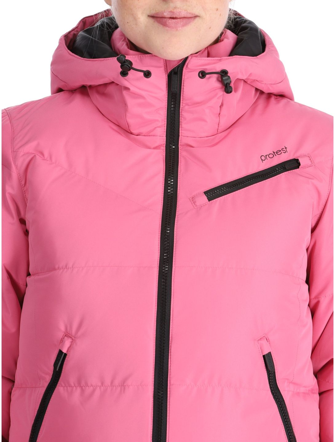 Protest, PRTLUCID veste de ski femmes Foxy Pink rose 