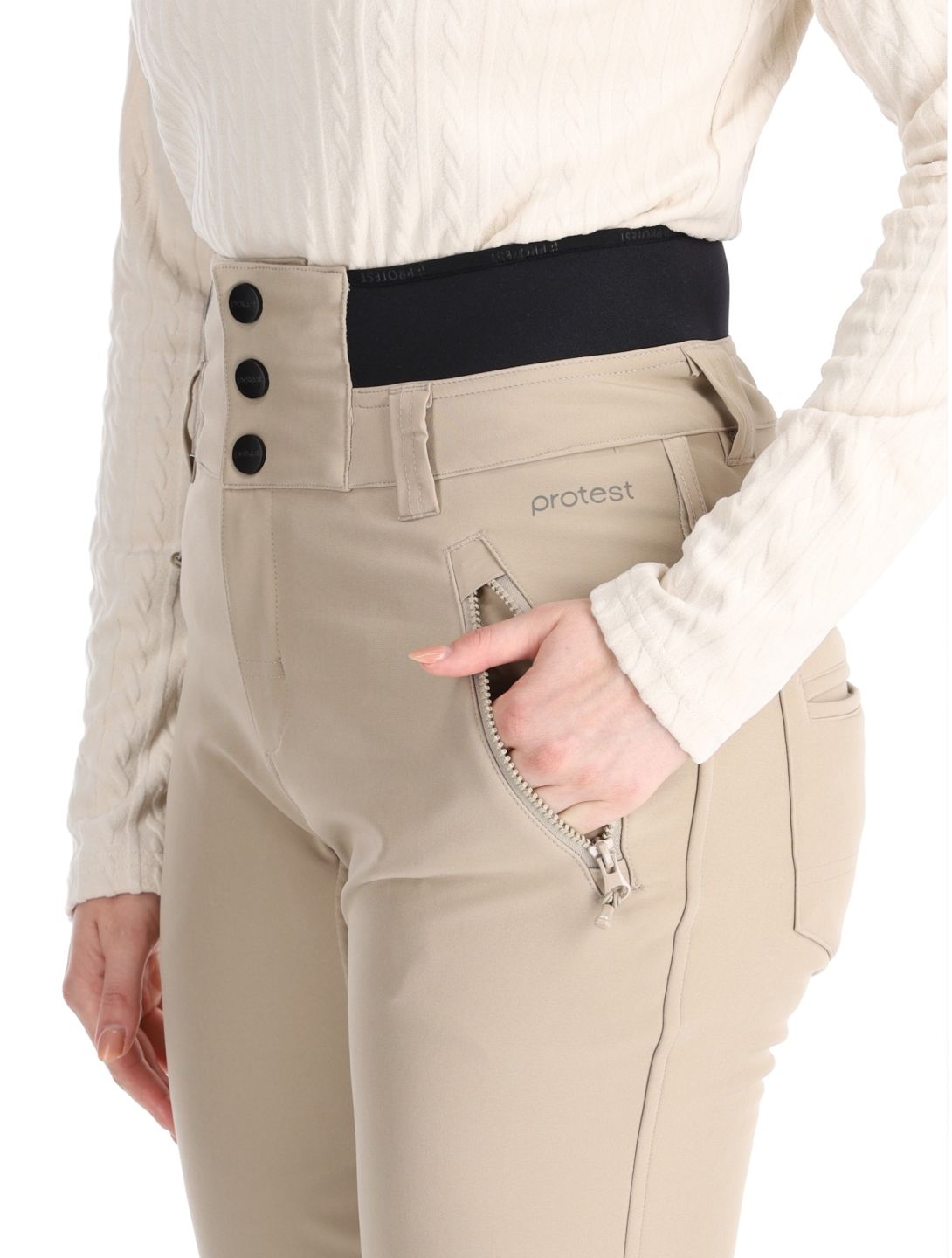 Protest, PRTLULLABYOS pantalon de ski femmes Bamboo Beige beige 