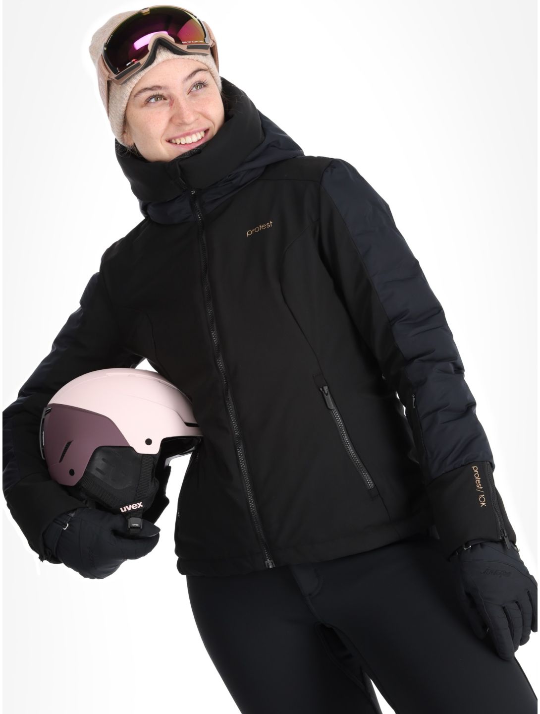 Protest, PRTMERCURY veste de ski femmes True Black noir 