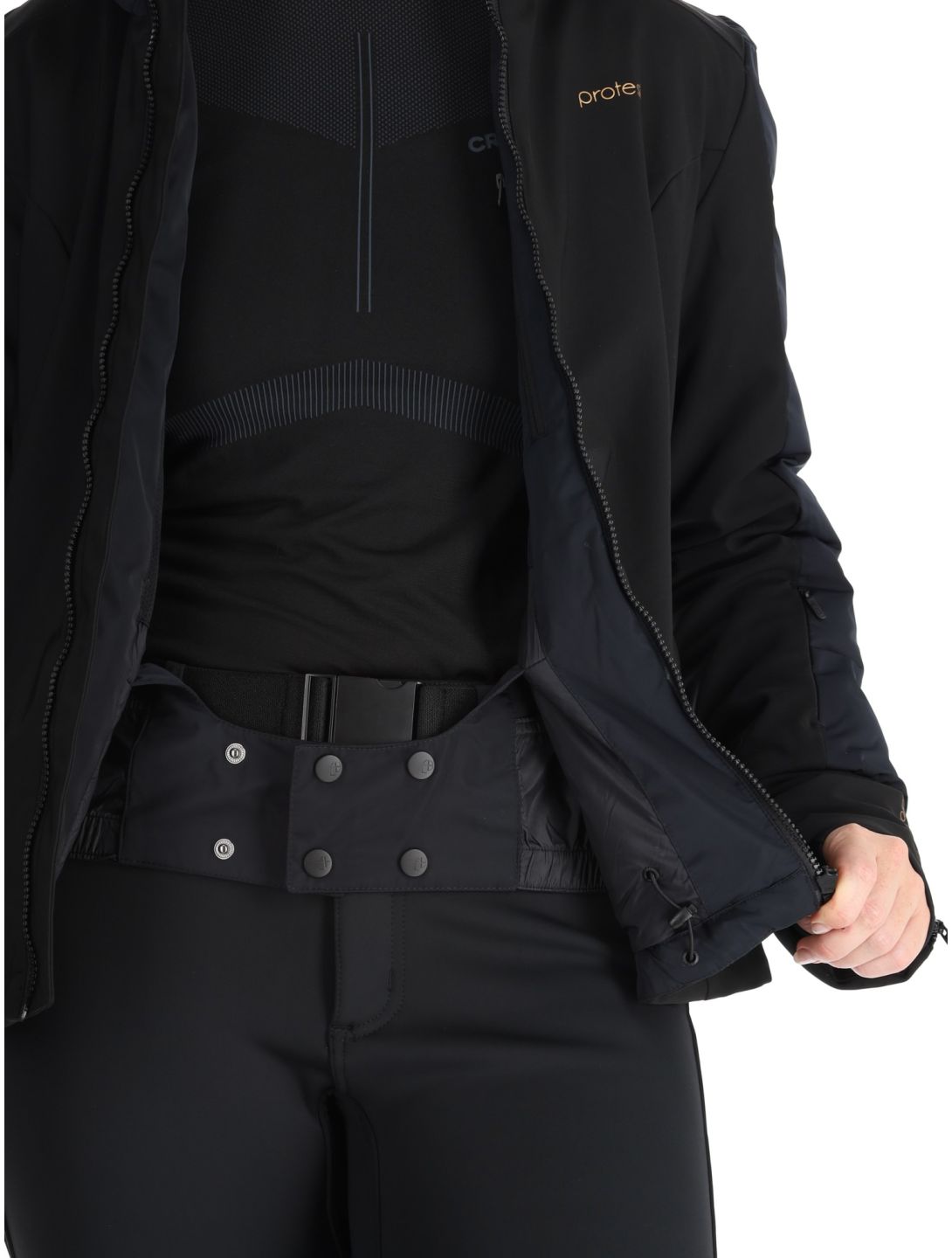 Protest, PRTMERCURY veste de ski femmes True Black noir 