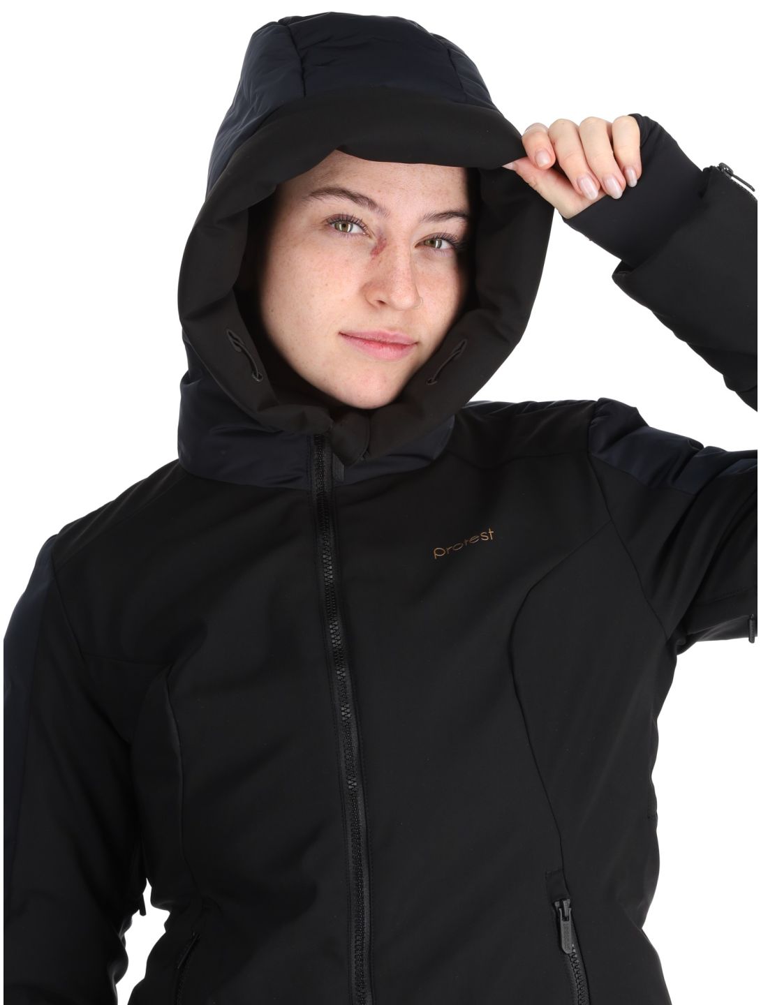 Protest, PRTMERCURY veste de ski femmes True Black noir 