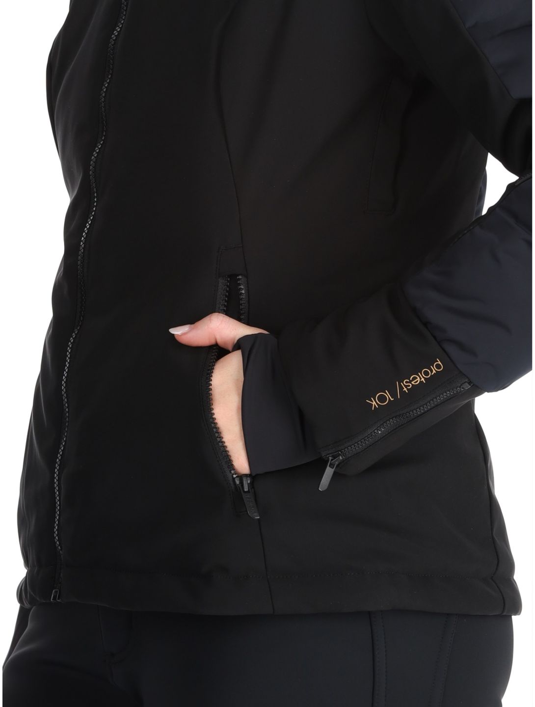 Protest, PRTMERCURY veste de ski femmes True Black noir 