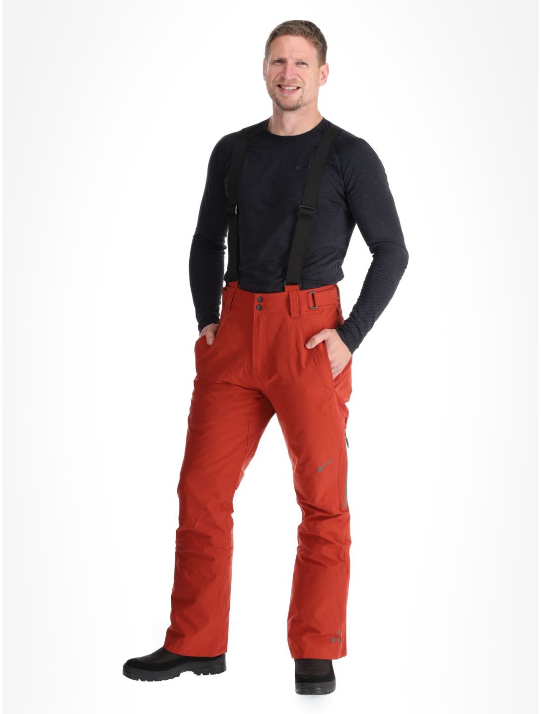 Protest, PRTMIKADO pantalon de ski hommes Barn Red rouge 