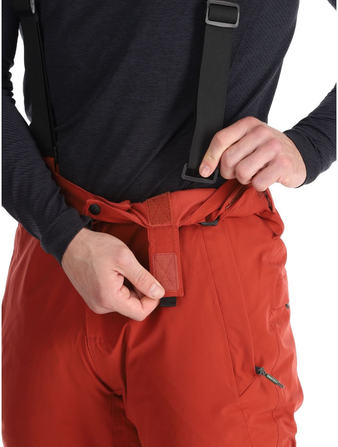 Protest, PRTMIKADO pantalon de ski hommes Barn Red rouge 