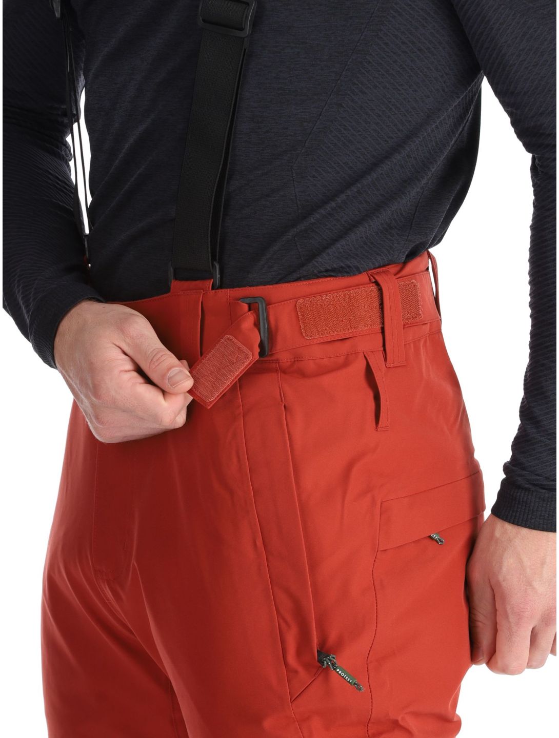 Protest, PRTMIKADO pantalon de ski hommes Barn Red rouge 