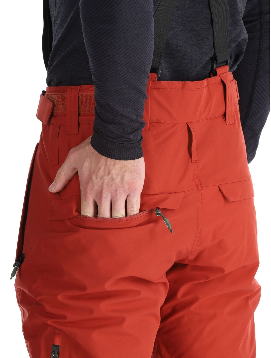 Protest, PRTMIKADO pantalon de ski hommes Barn Red rouge 