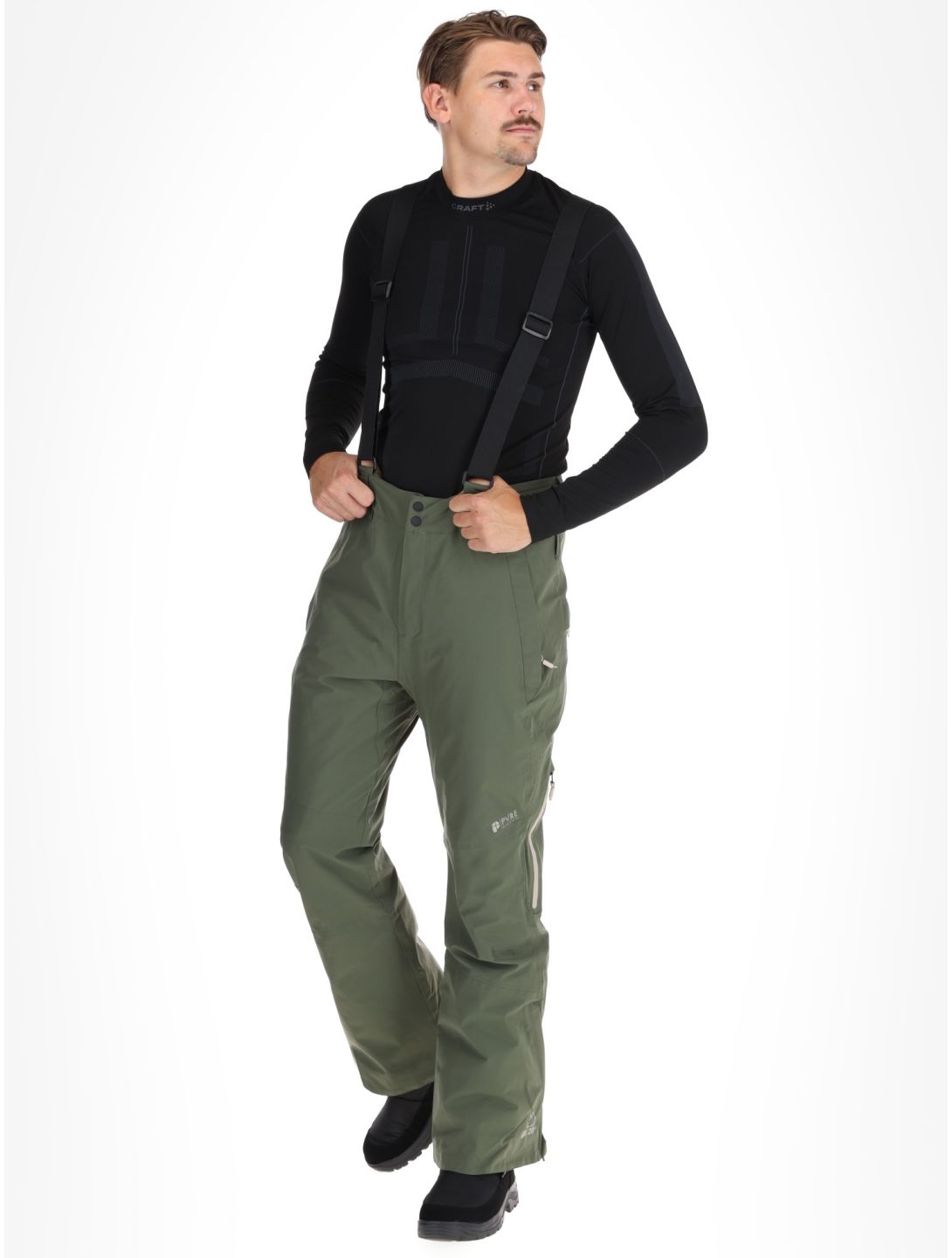 Protest, PRTMIKADO pantalon de ski hommes Thyme vert 