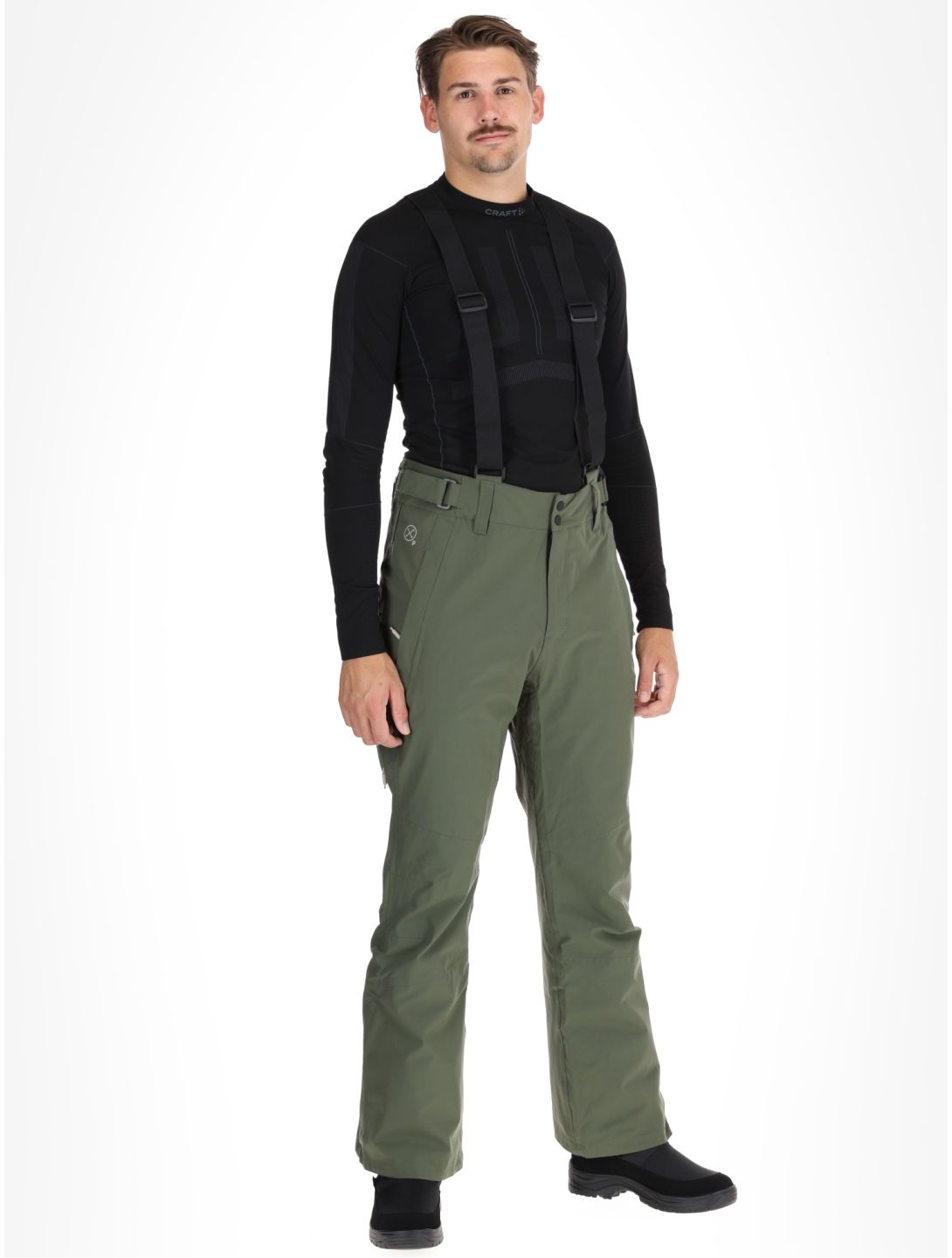 Protest, PRTMIKADO pantalon de ski hommes Thyme vert 