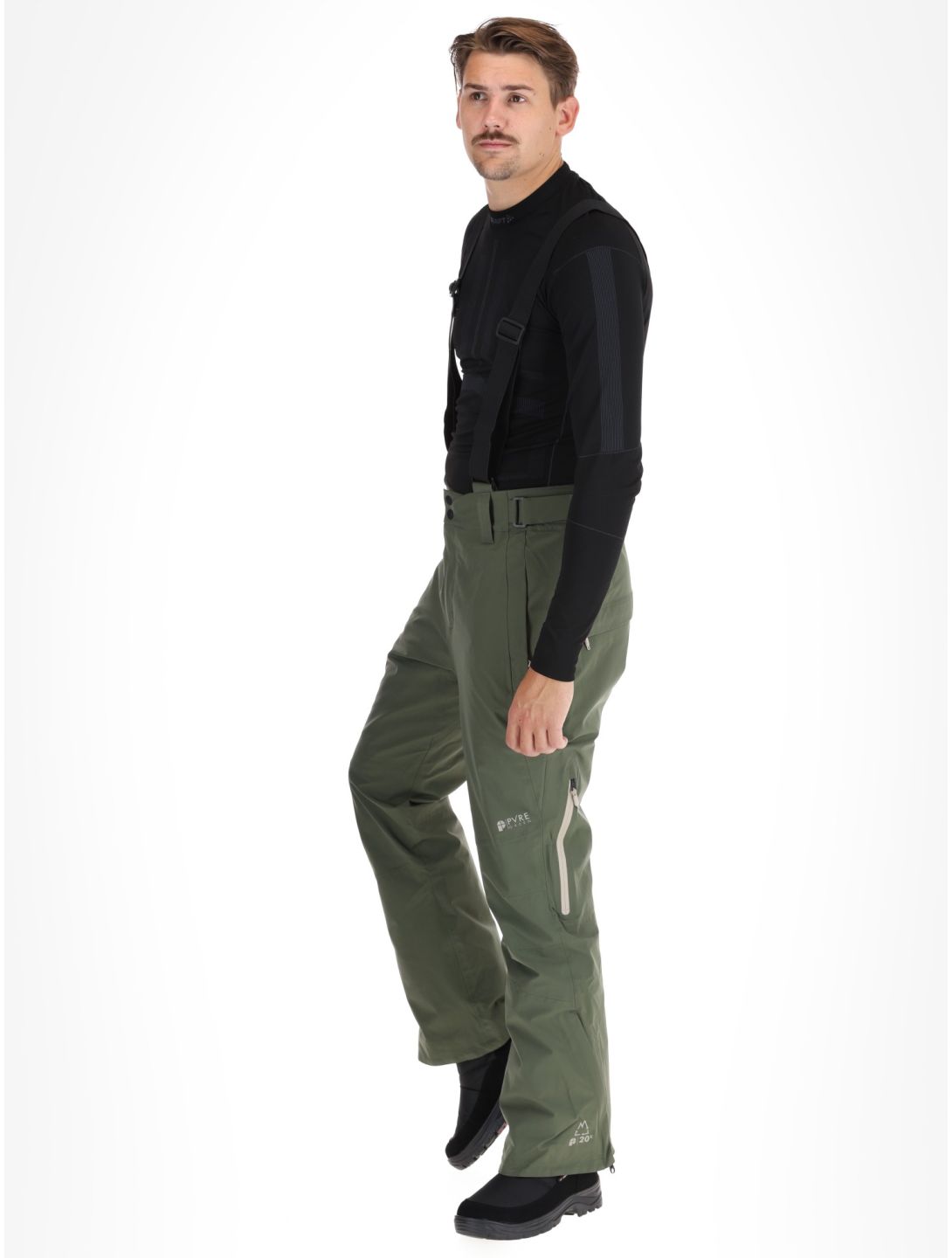 Protest, PRTMIKADO pantalon de ski hommes Thyme vert 