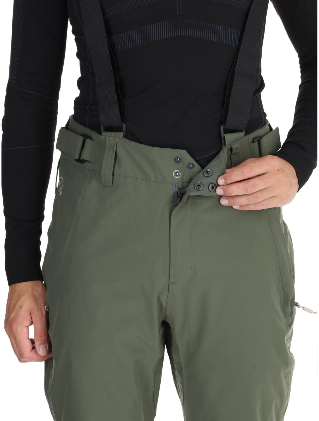 Protest, PRTMIKADO pantalon de ski hommes Thyme vert 