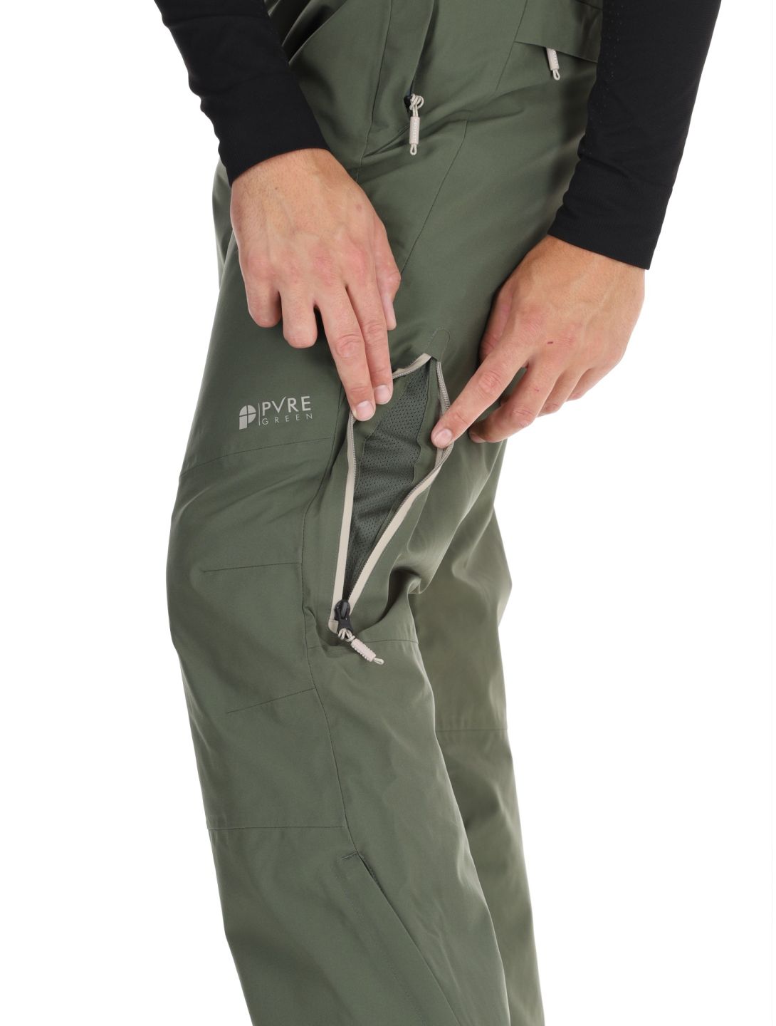 Protest, PRTMIKADO pantalon de ski hommes Thyme vert 