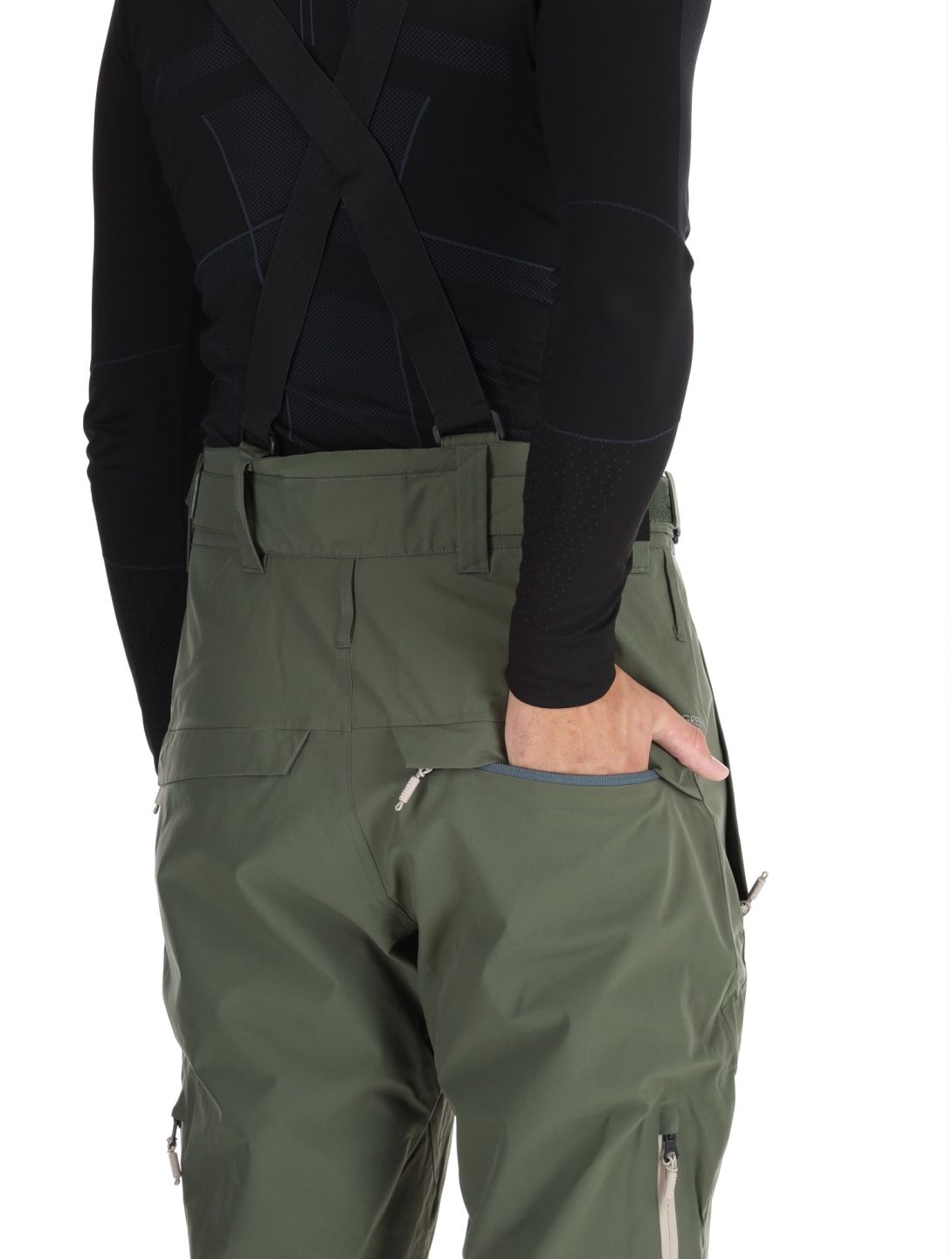 Protest, PRTMIKADO pantalon de ski hommes Thyme vert 