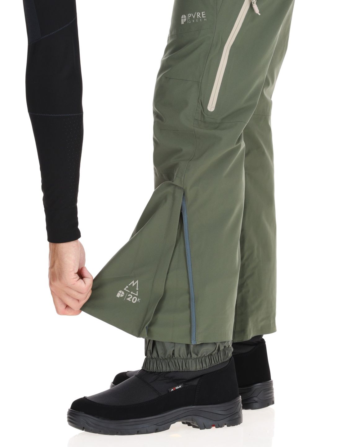 Protest, PRTMIKADO pantalon de ski hommes Thyme vert 