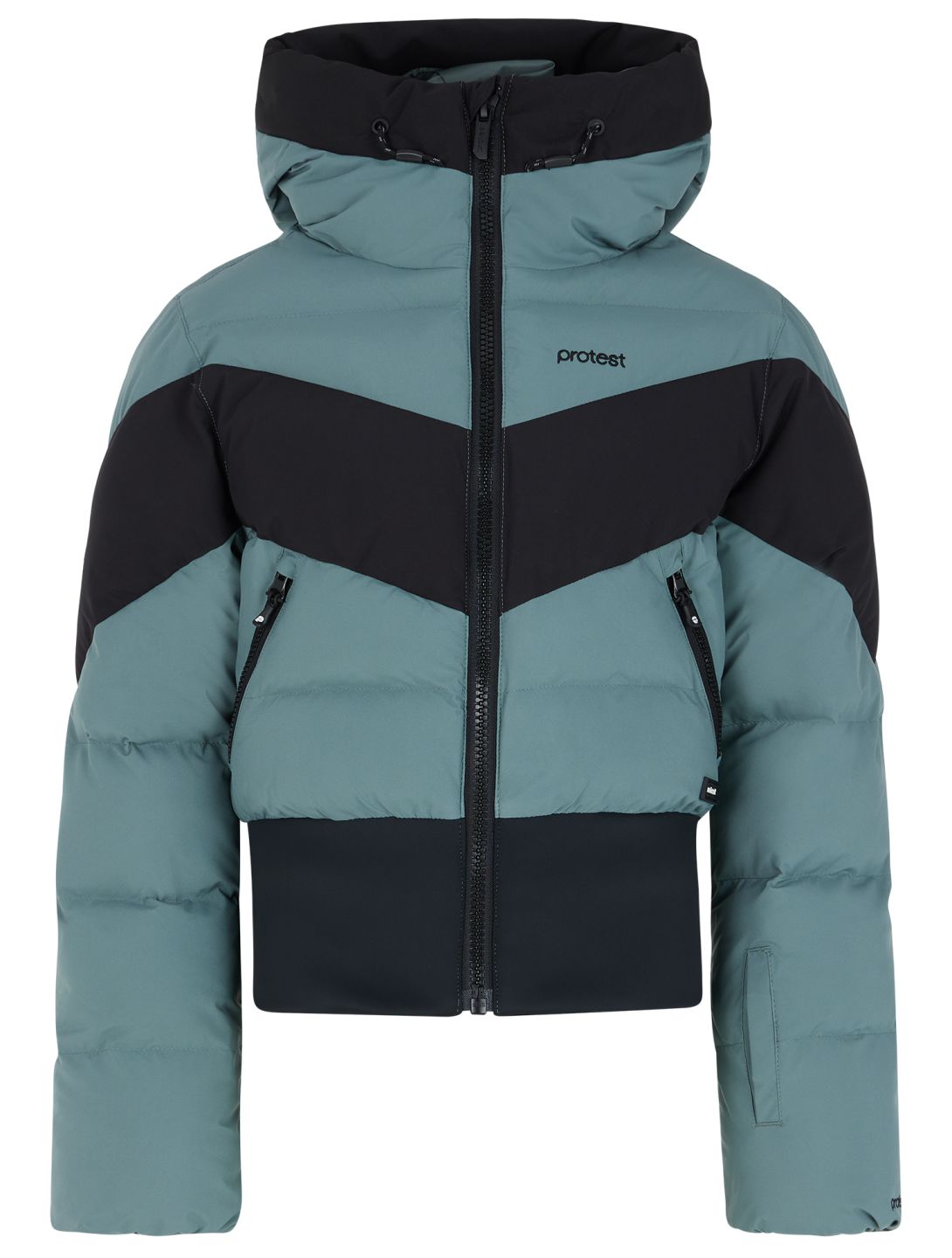 Protest, PRTMILOU JR veste de ski enfants Evergreen noir, vert 