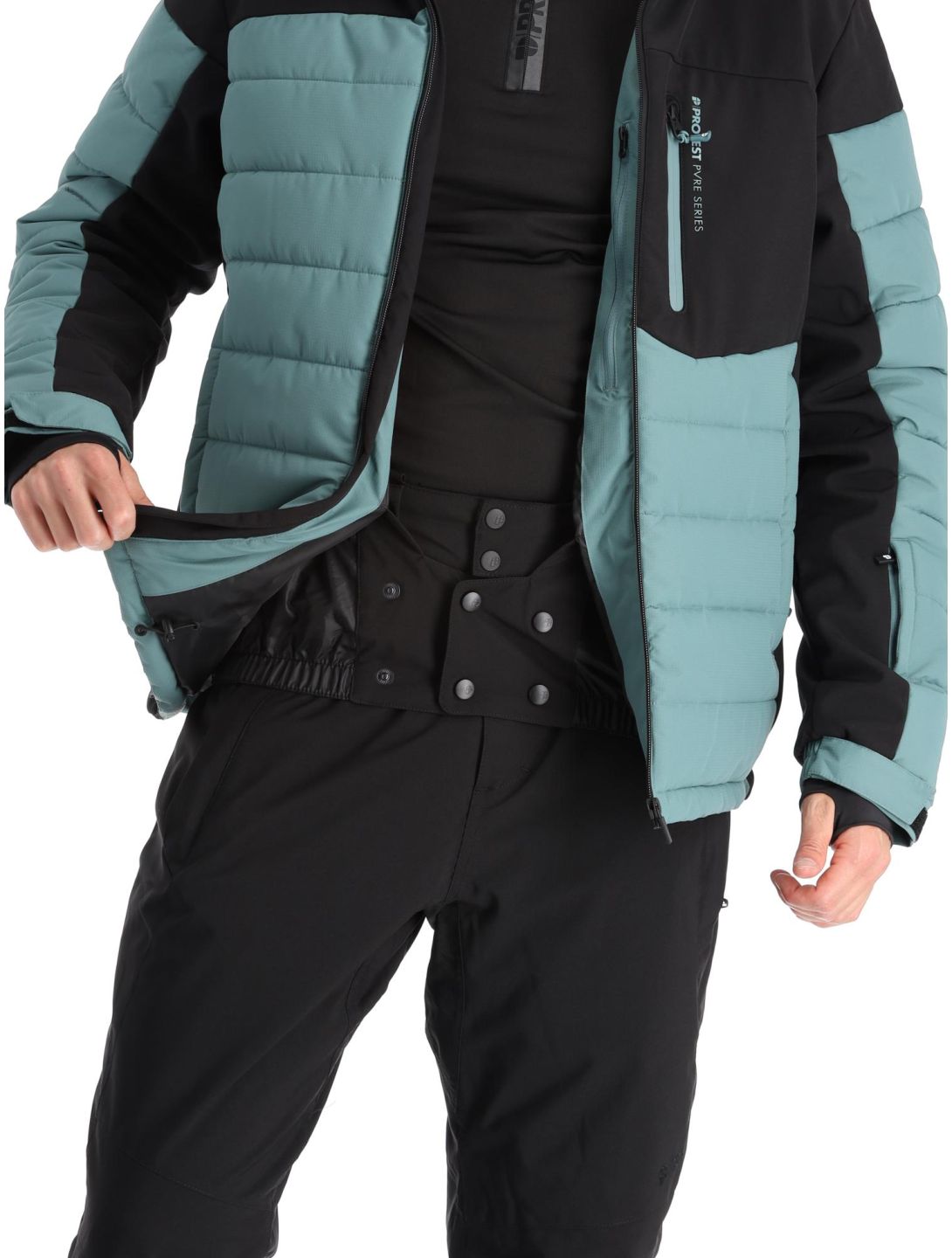 Protest, Prtmount veste de ski hommes Atlantic Green vert 