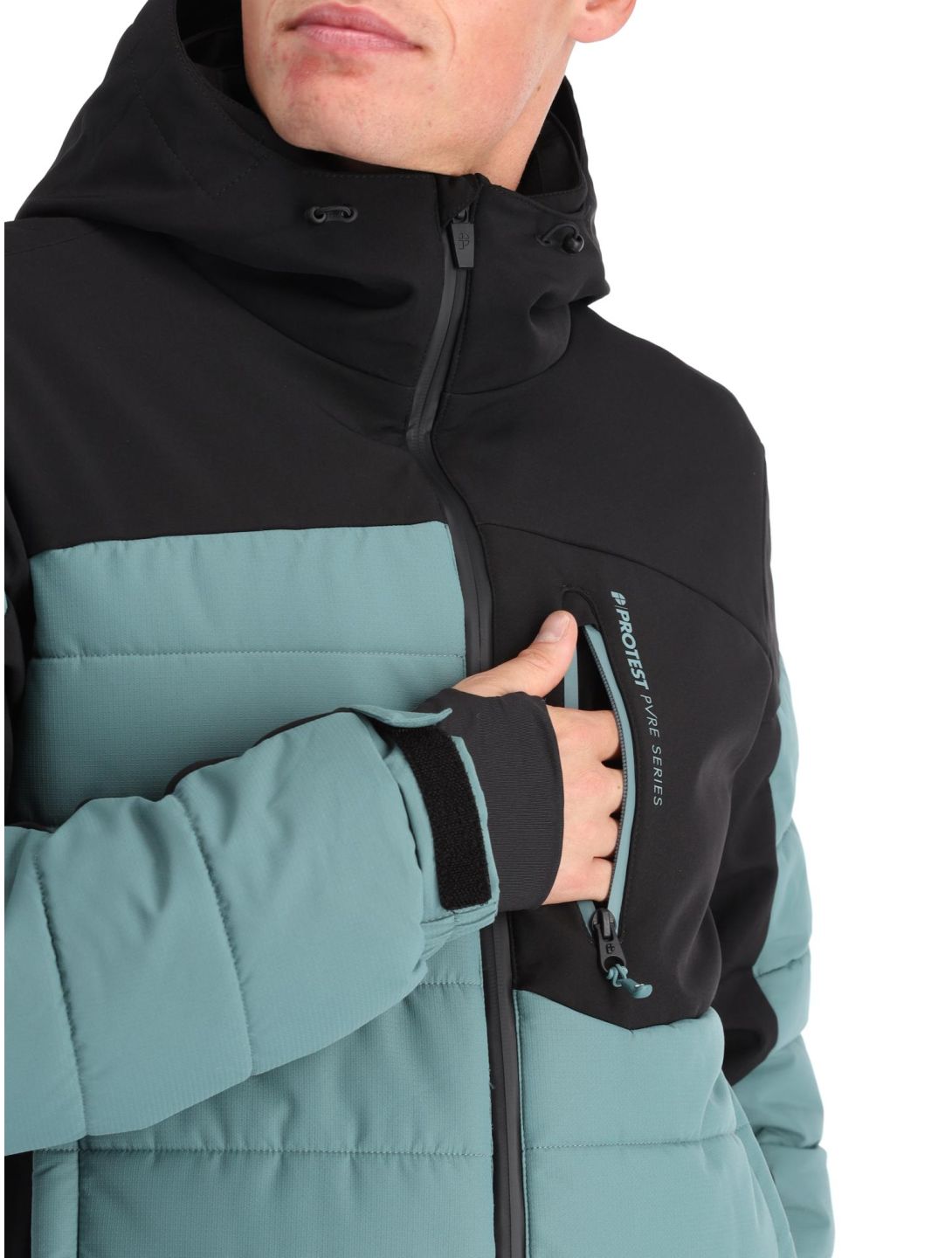 Protest, Prtmount veste de ski hommes Atlantic Green vert 