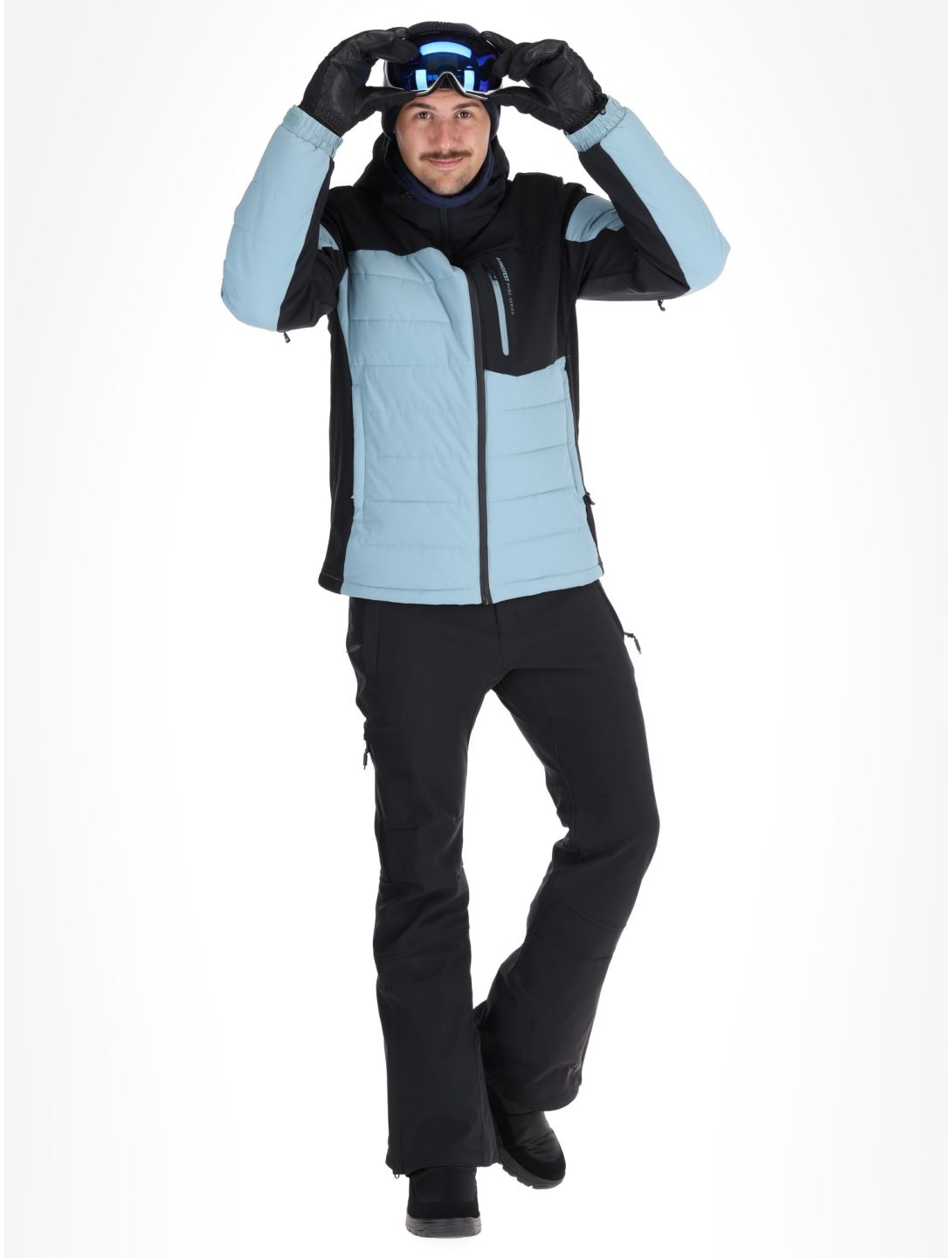 Protest, PRTMOUNT24 veste de ski hommes Steel Blue bleu 