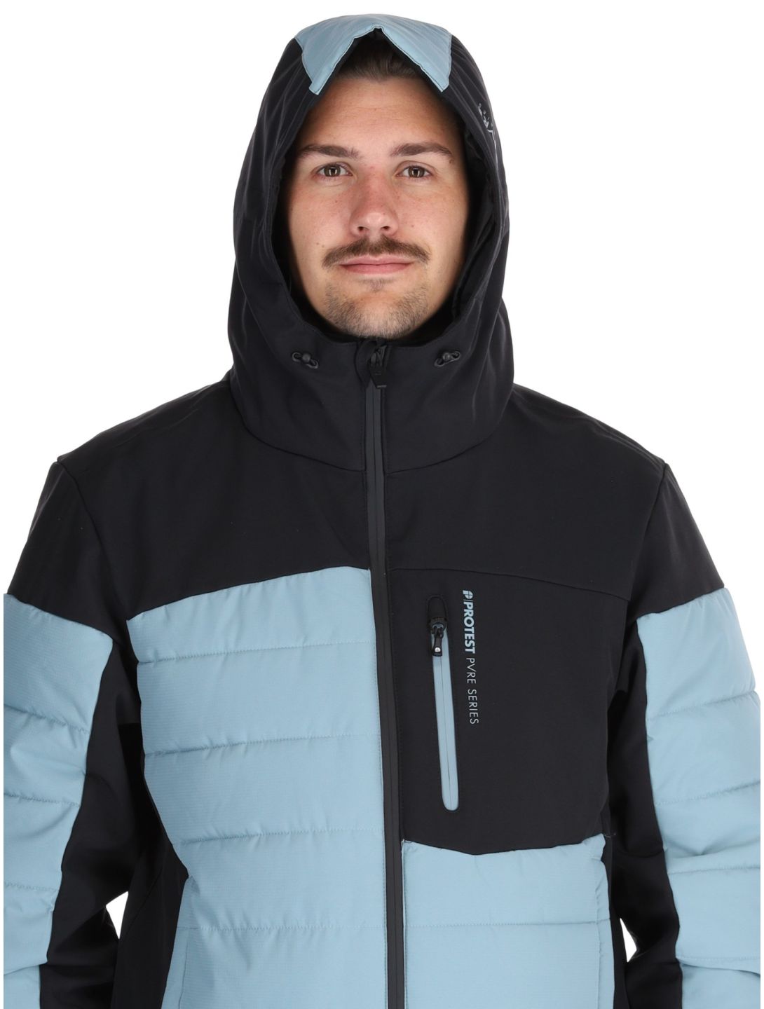 Protest, PRTMOUNT24 veste de ski hommes Steel Blue bleu 