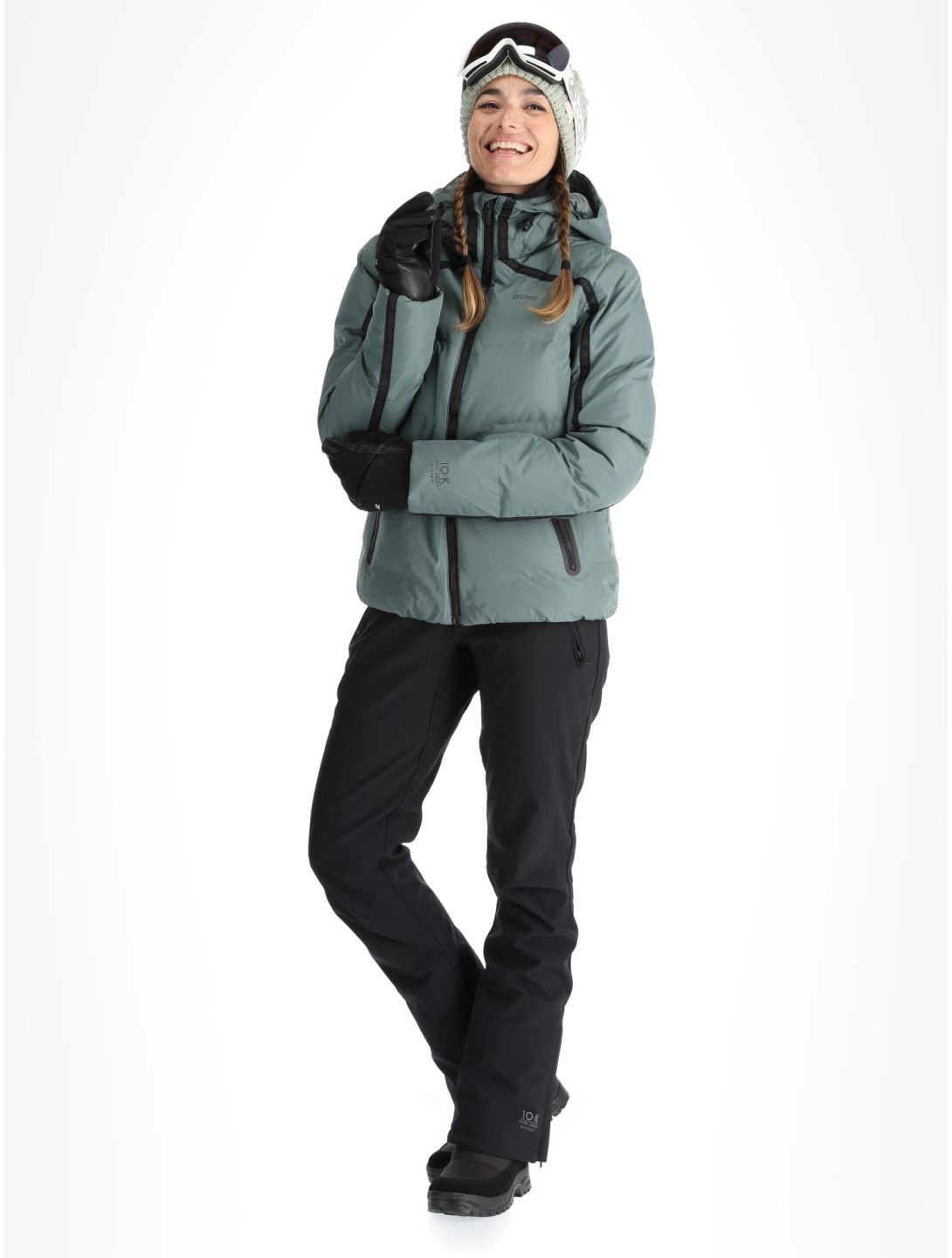 Protest, PRTONYX veste de ski femmes Evergreen vert 