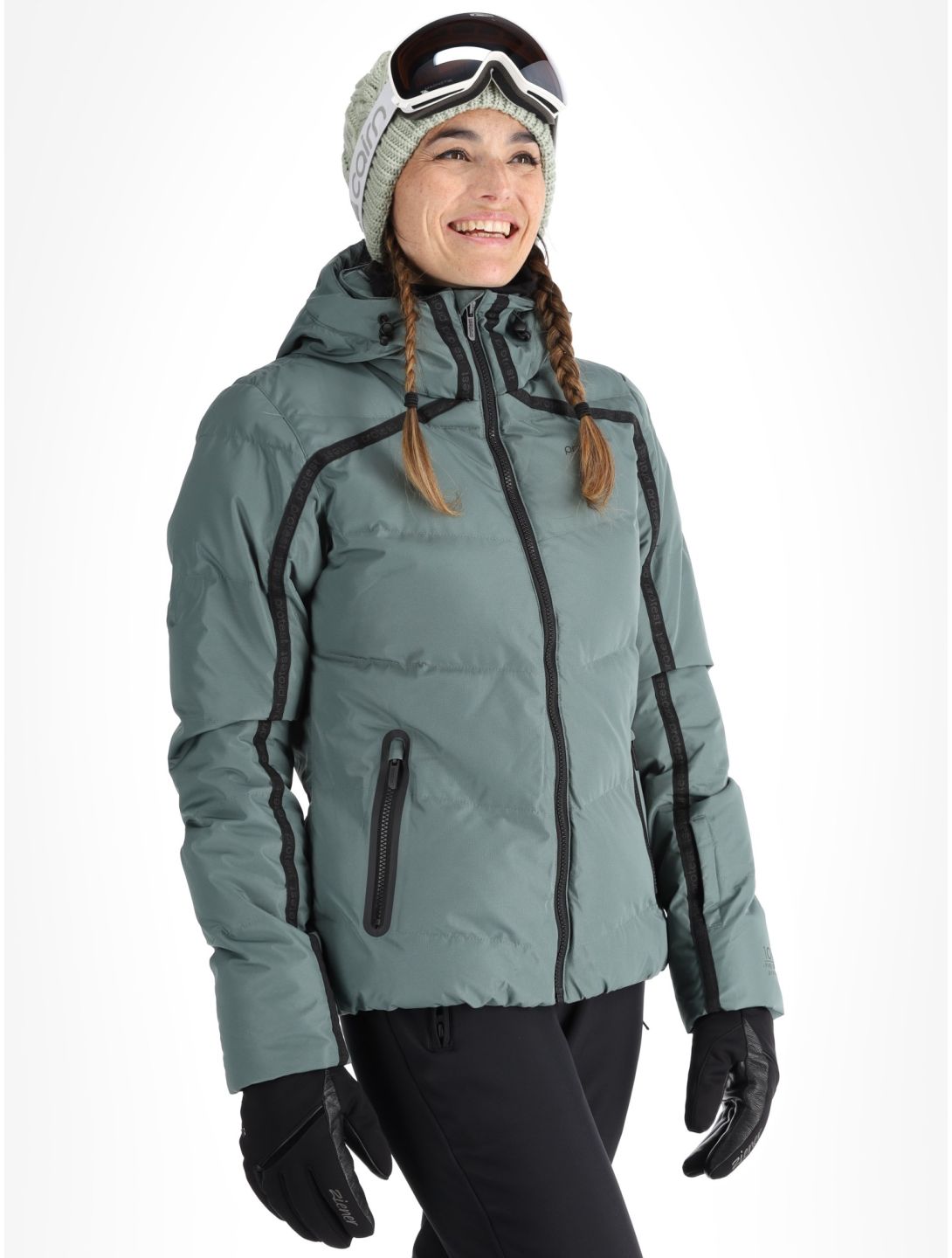 Protest, PRTONYX veste de ski femmes Evergreen vert 