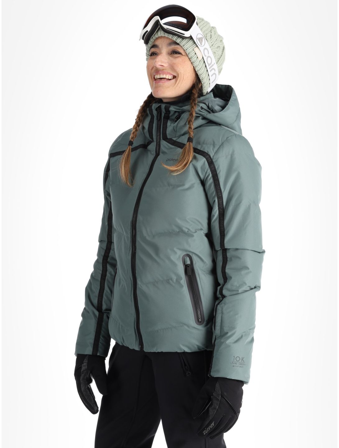 Protest, PRTONYX veste de ski femmes Evergreen vert 