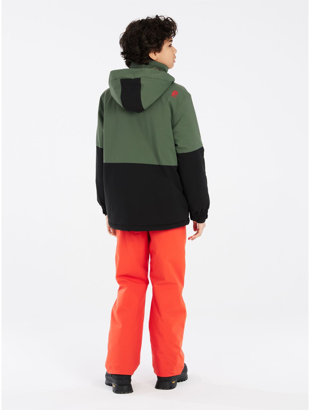 Protest, PRTSAVER JR veste de ski enfants Thyme noir, vert 