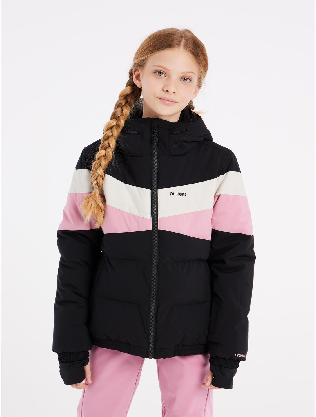 Protest, Prtsiskin Jr veste de ski enfants True Black noir 