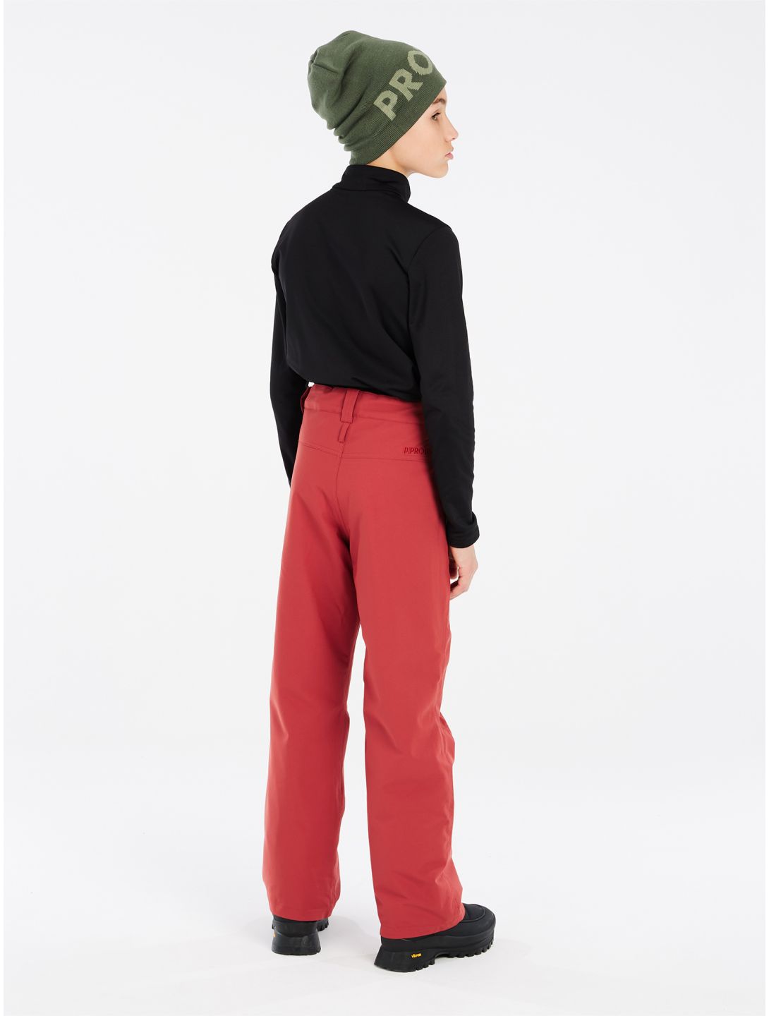 Protest, PRTSTERIO JR pantalon de ski enfants Barn Red rouge 