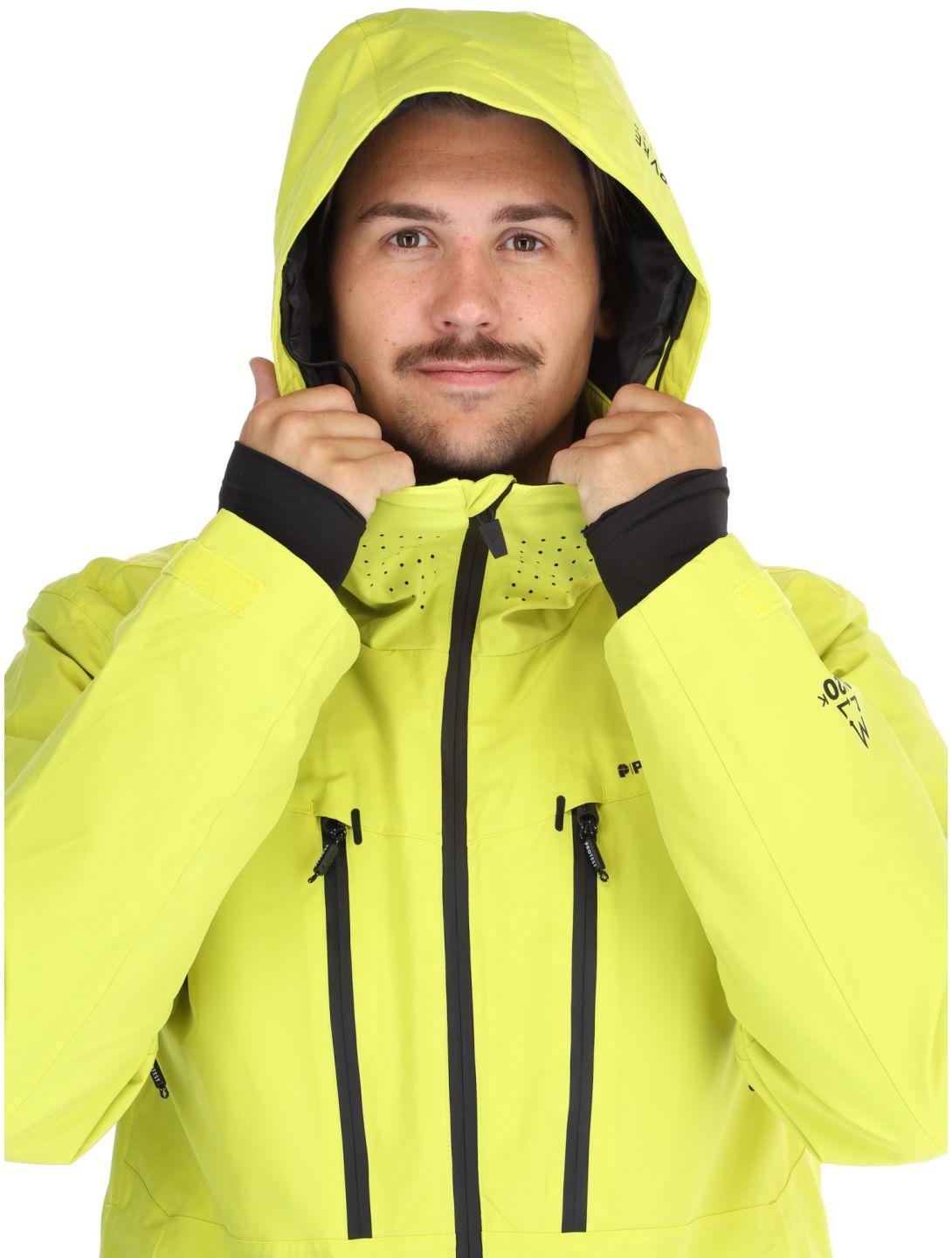 Protest, PRTTIMOTHY veste de ski hommes Limone jaune 