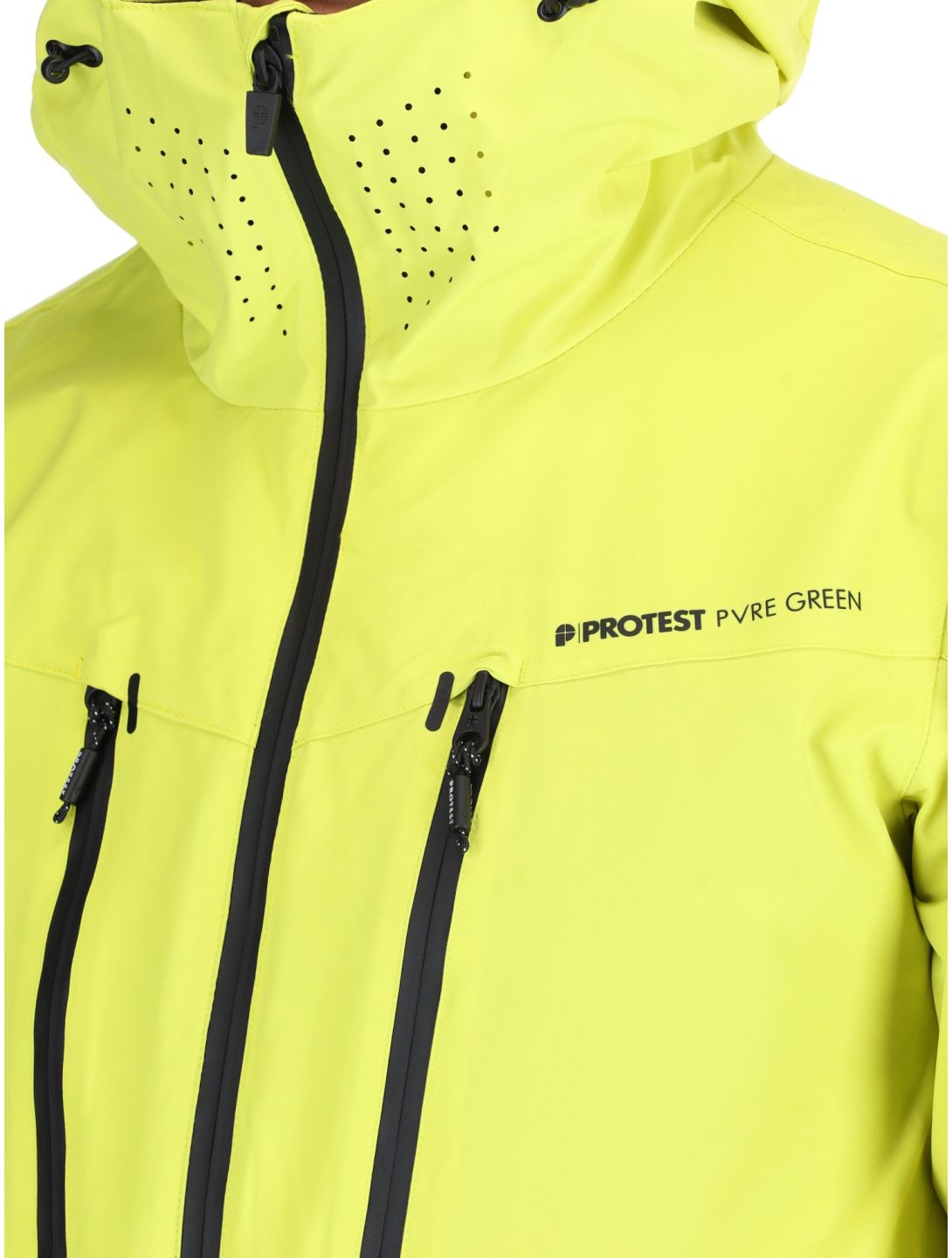 Protest, PRTTIMOTHY veste de ski hommes Limone jaune 