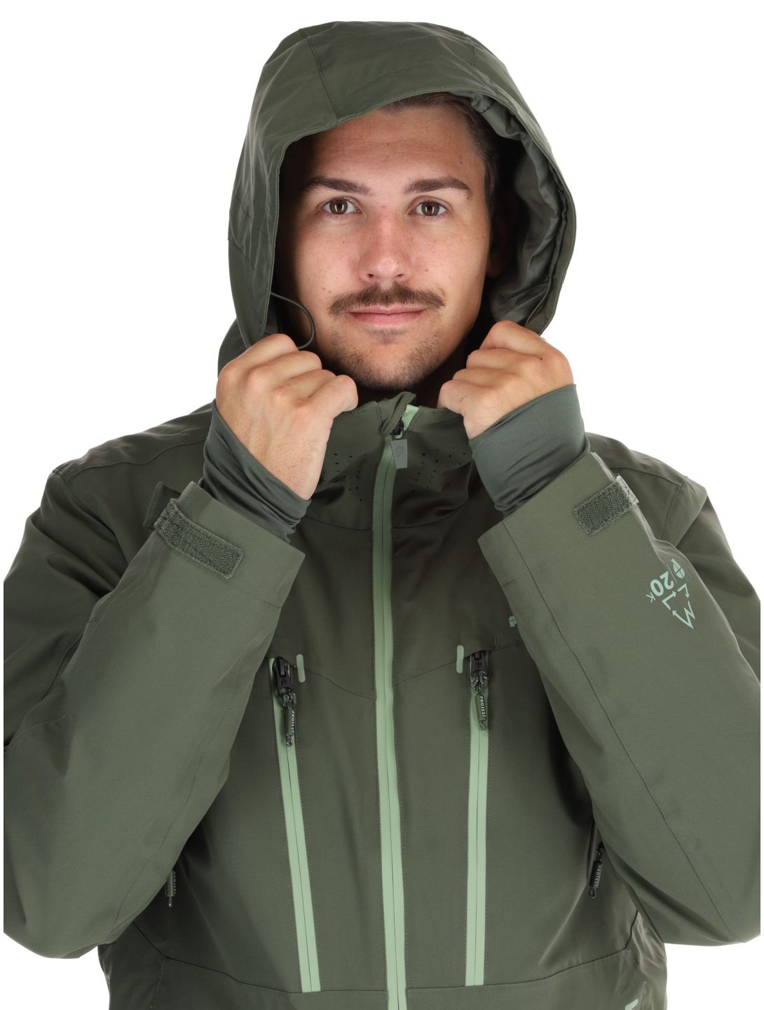 Protest, PRTTIMOTHY veste de ski hommes Thyme vert 