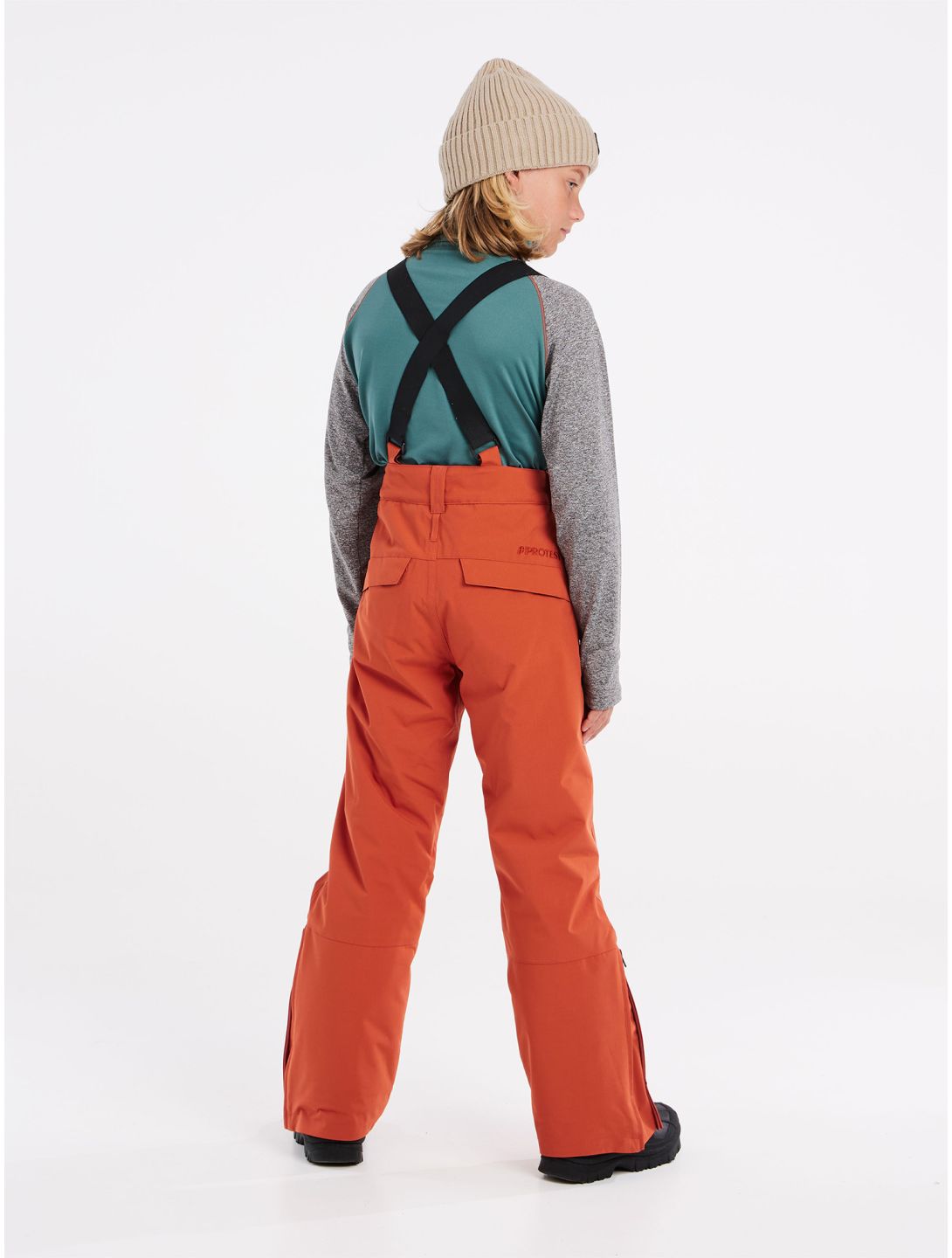 Protest, Spiket Jr pantalon de ski enfants Brick Orange orange 