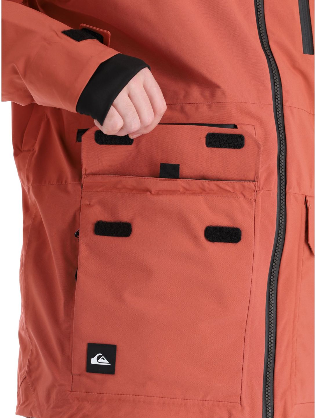 Quiksilver, Carlson veste de ski hommes Marsala rouge 