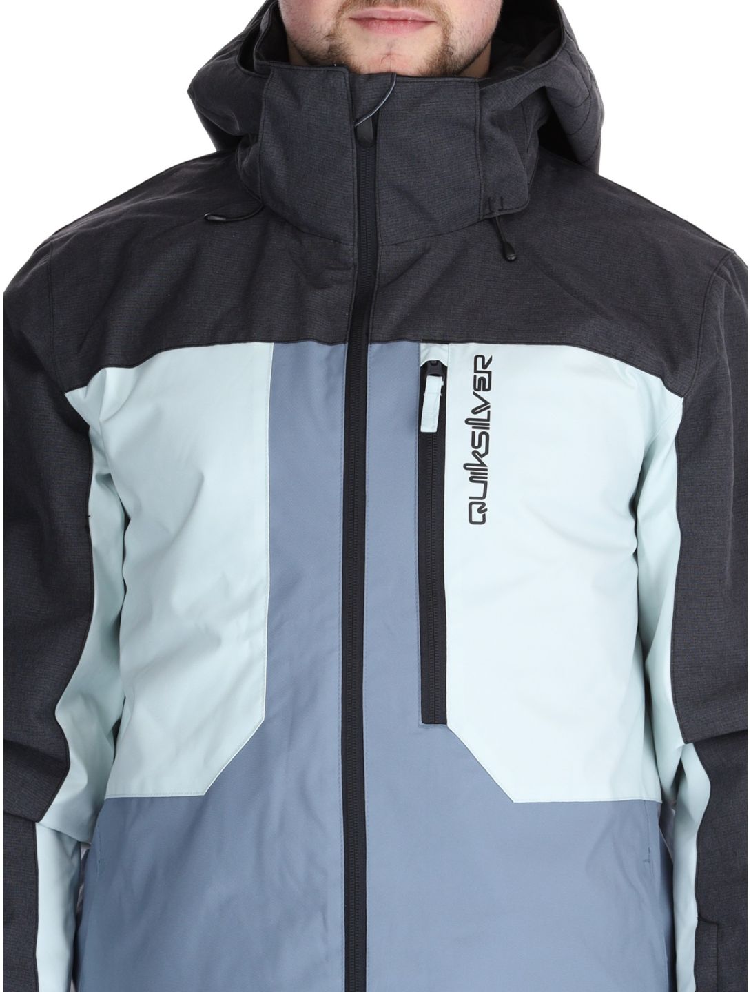 Quiksilver, Dawson veste de ski hommes Flint Stone gris 