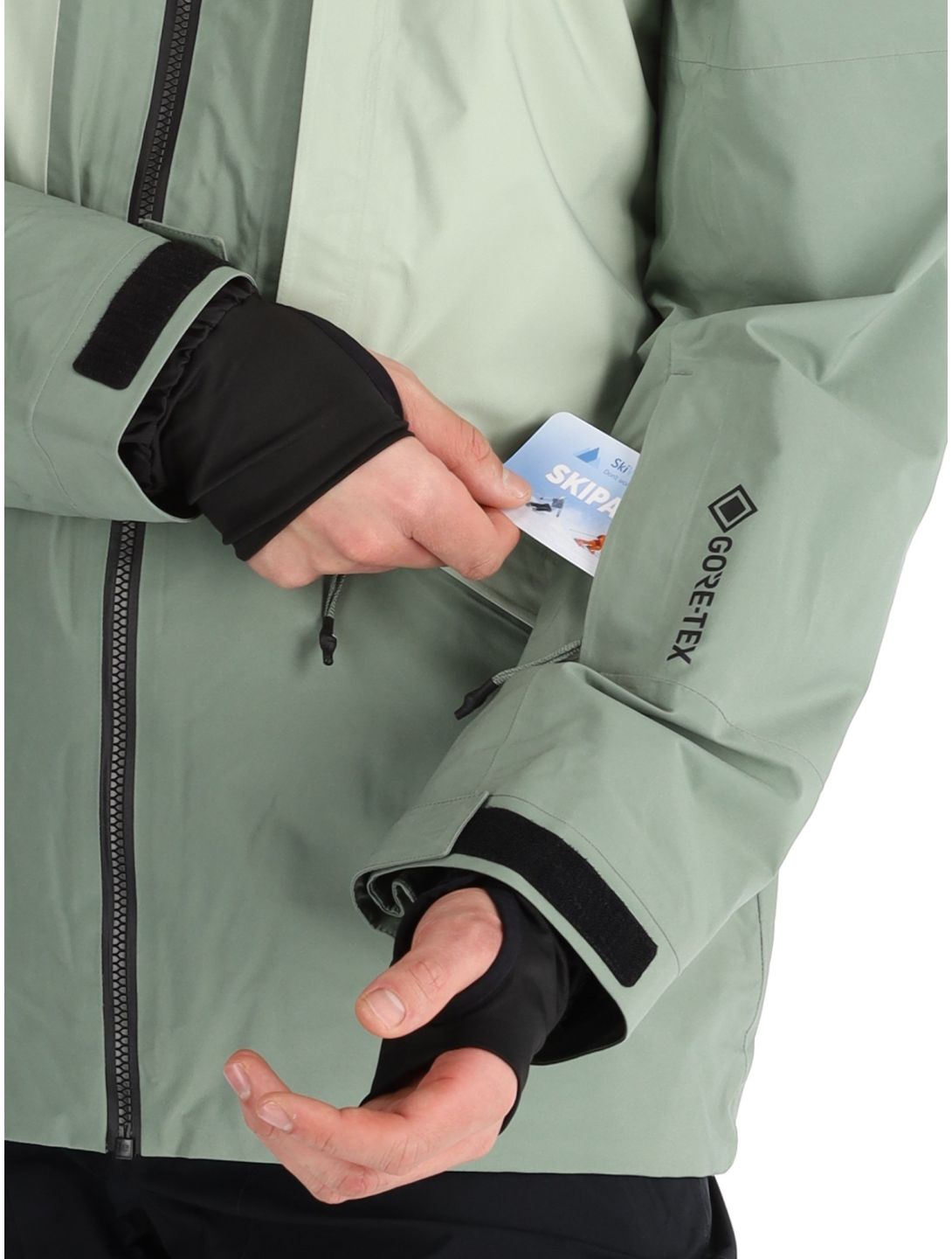 Quiksilver, Forever Strecht Gore-Tex veste de ski hommes Sea Spray vert 