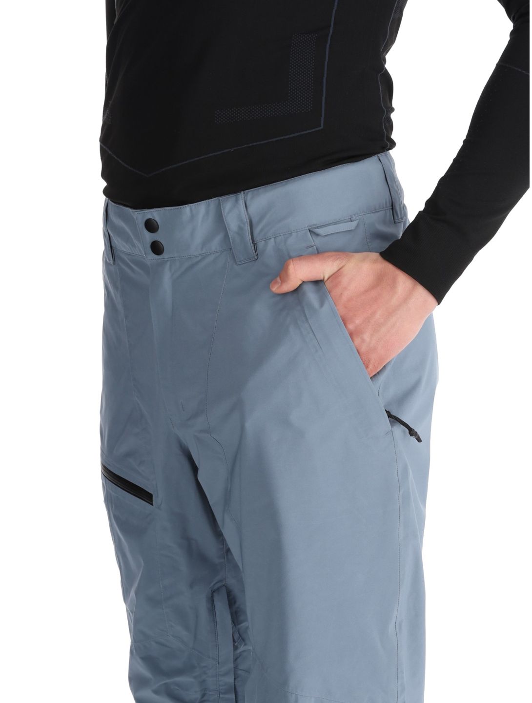 Quiksilver, Forever Strecht Gore-Tex pantalon de ski hommes Flint Stone gris 