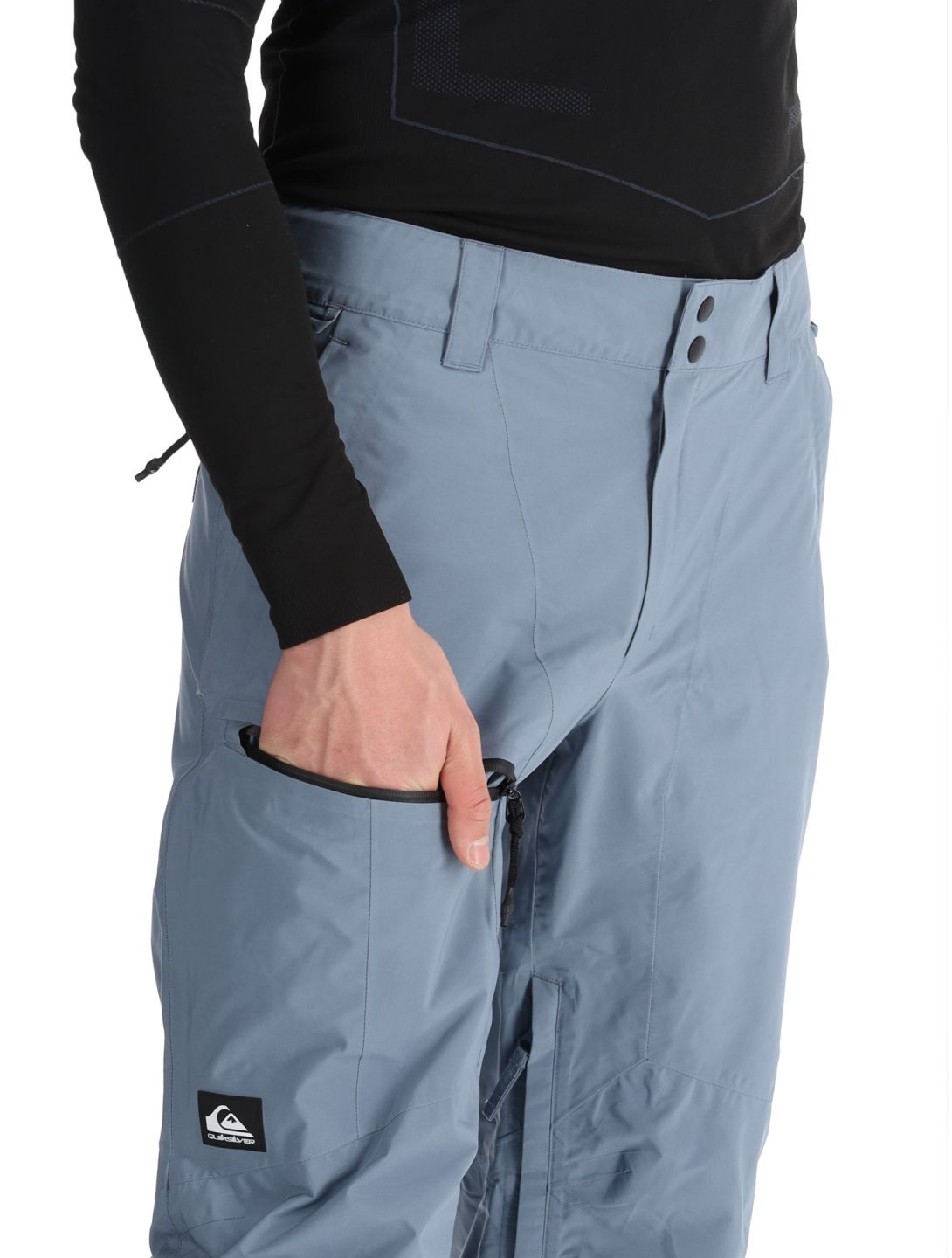 Quiksilver, Forever Strecht Gore-Tex pantalon de ski hommes Flint Stone gris 