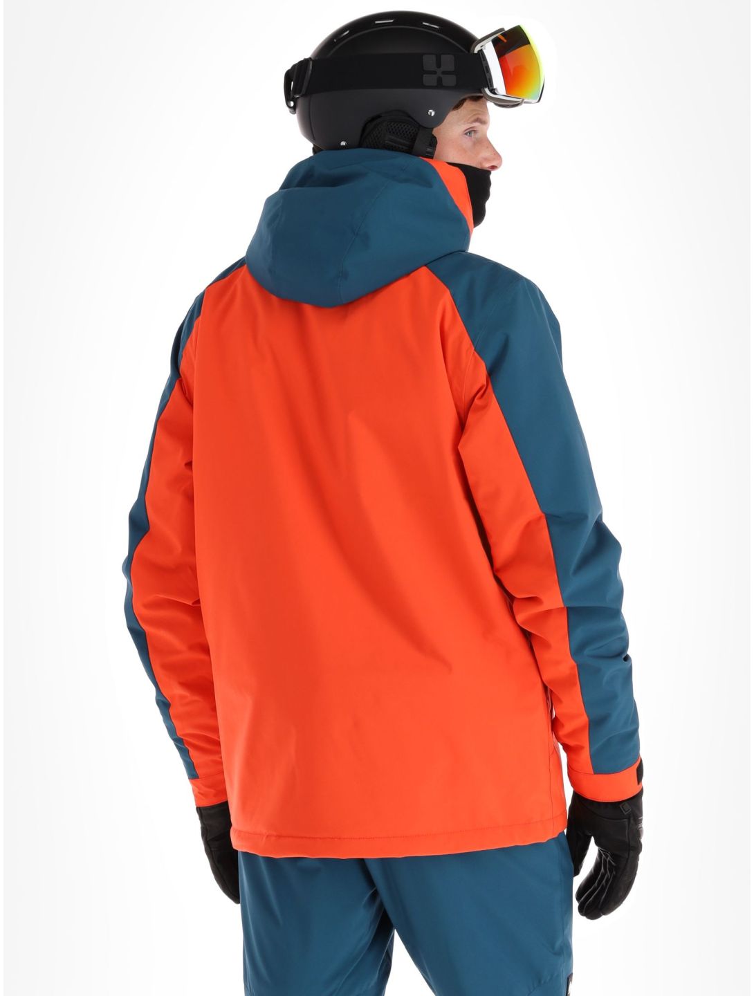 Quiksilver, Mission Block veste de ski hommes Grenadine noir, rouge 