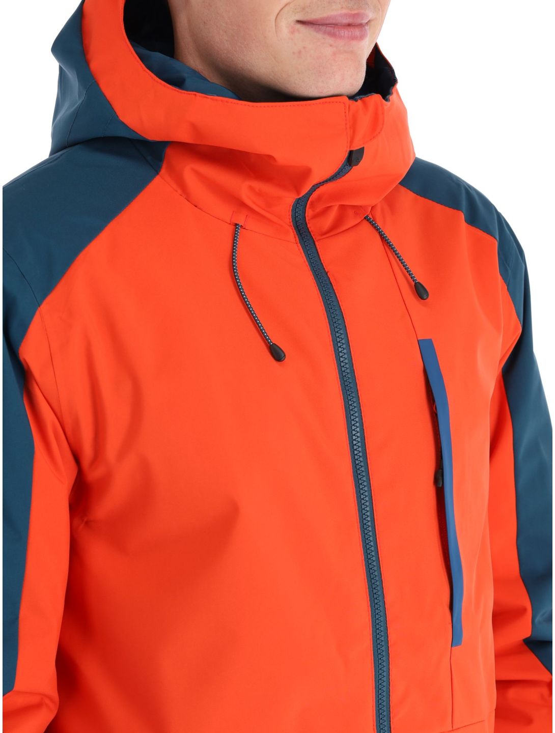 Quiksilver, Mission Block veste de ski hommes Grenadine noir, rouge 